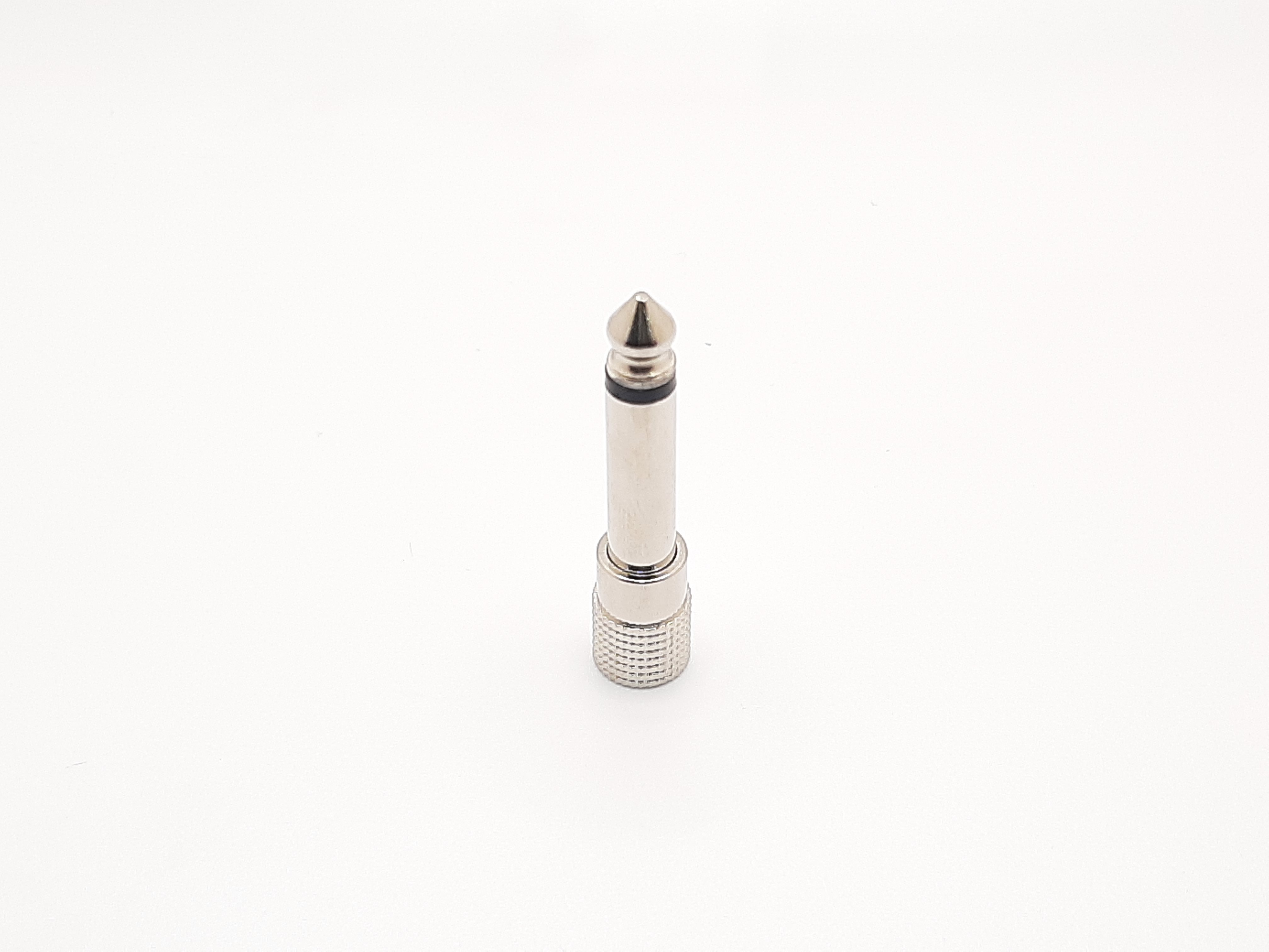 SMC Parts 3.5 mm Female To 1/4 Male Mono Jack Adapter - Silver Plated