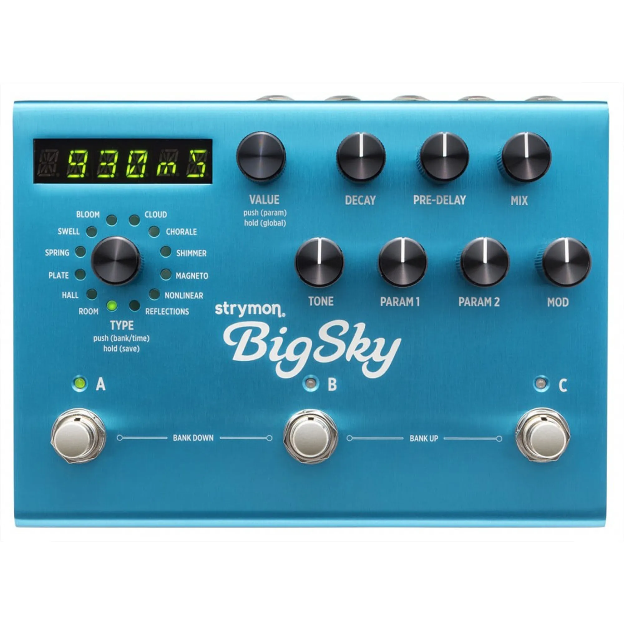 Strymon Big Sky Multidimensional Reverb Pedal - Power Supply Included Version-1