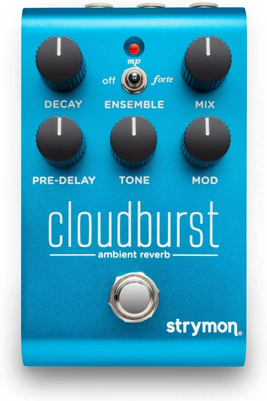 Strymon Cloudburst Reve Ambient Reverb Pedal - 9V DC Power Supply Sold Separately