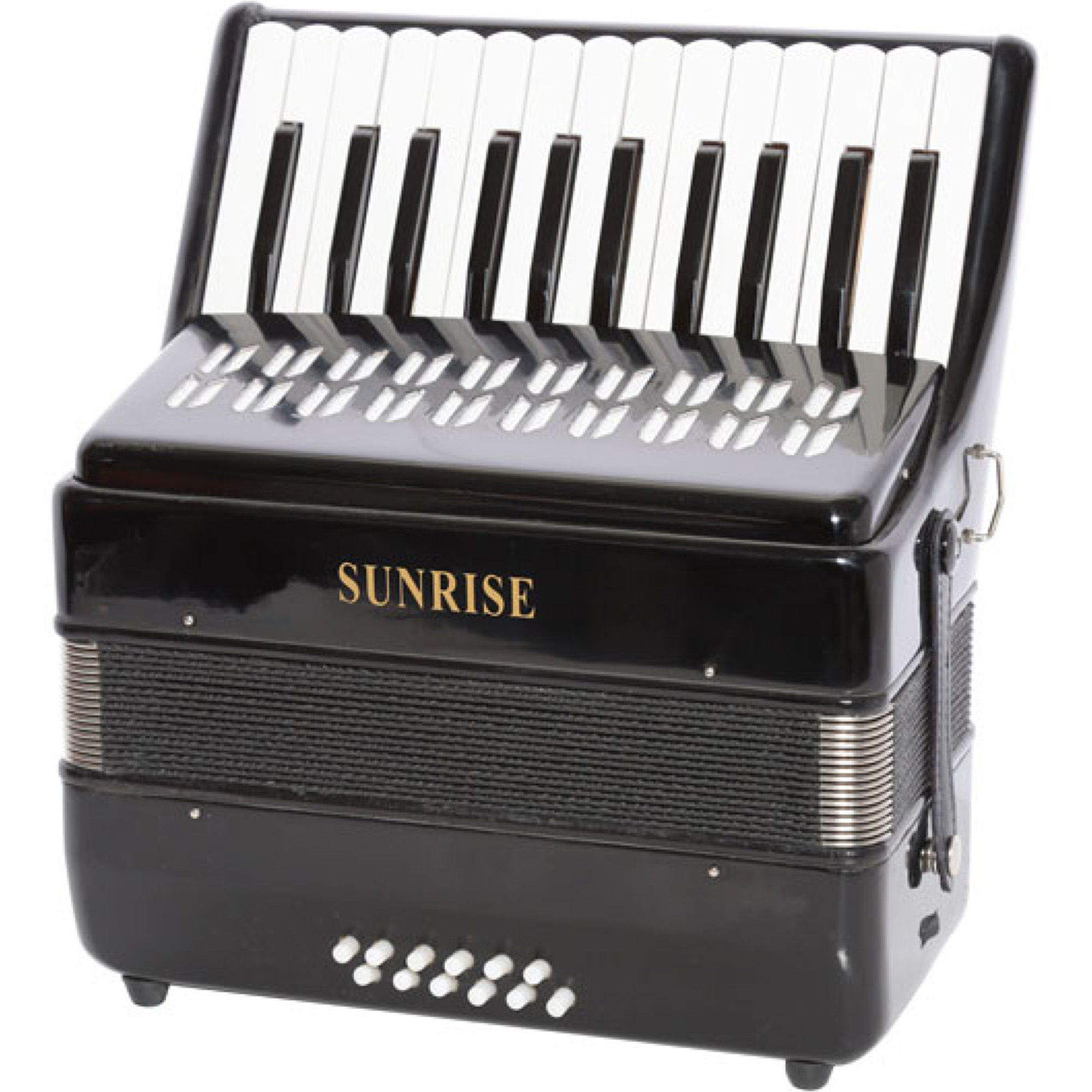 Sunrise Accordion 12 Bass - Black Color