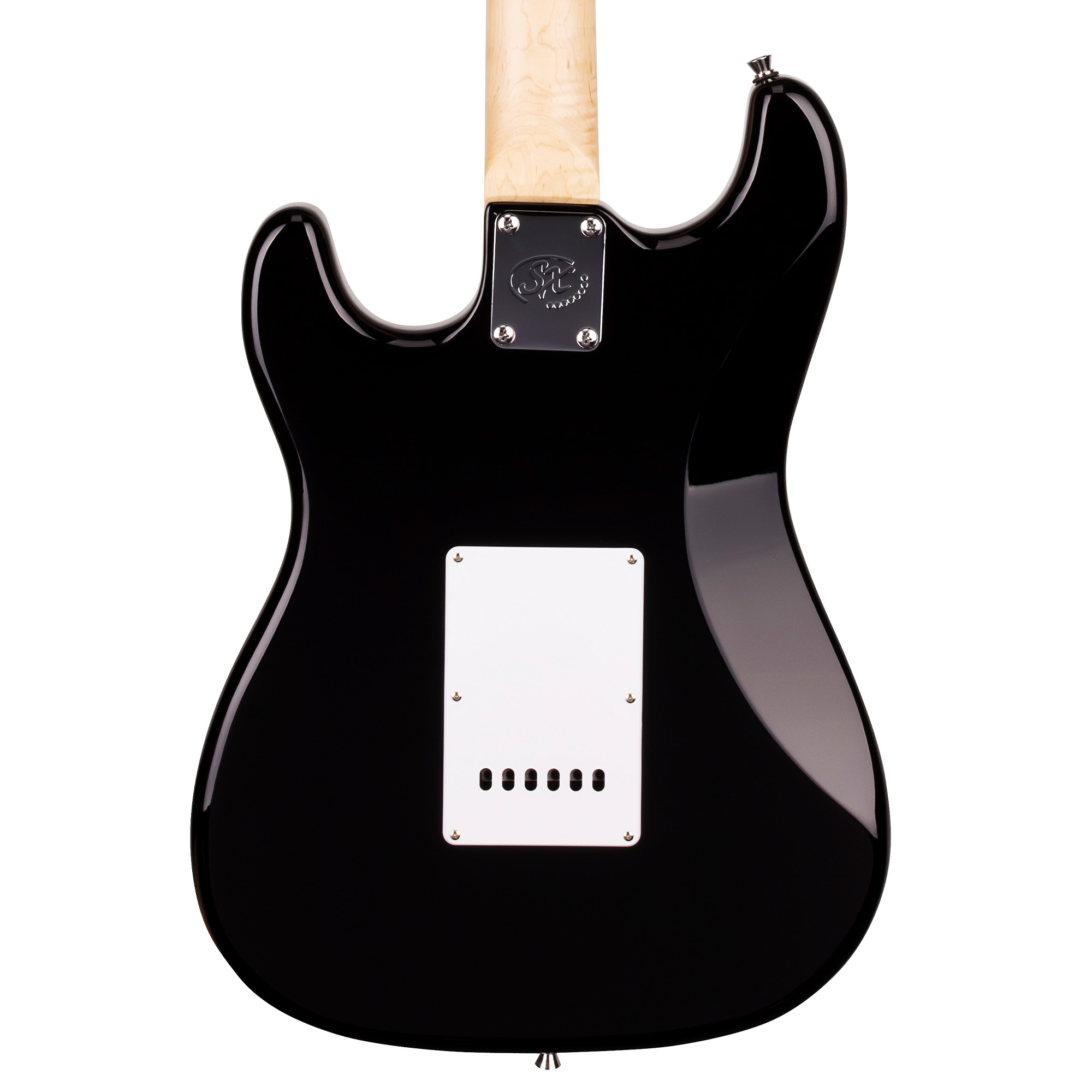 SX Guitar ED1 Vintage Style Electric with Bag - Black