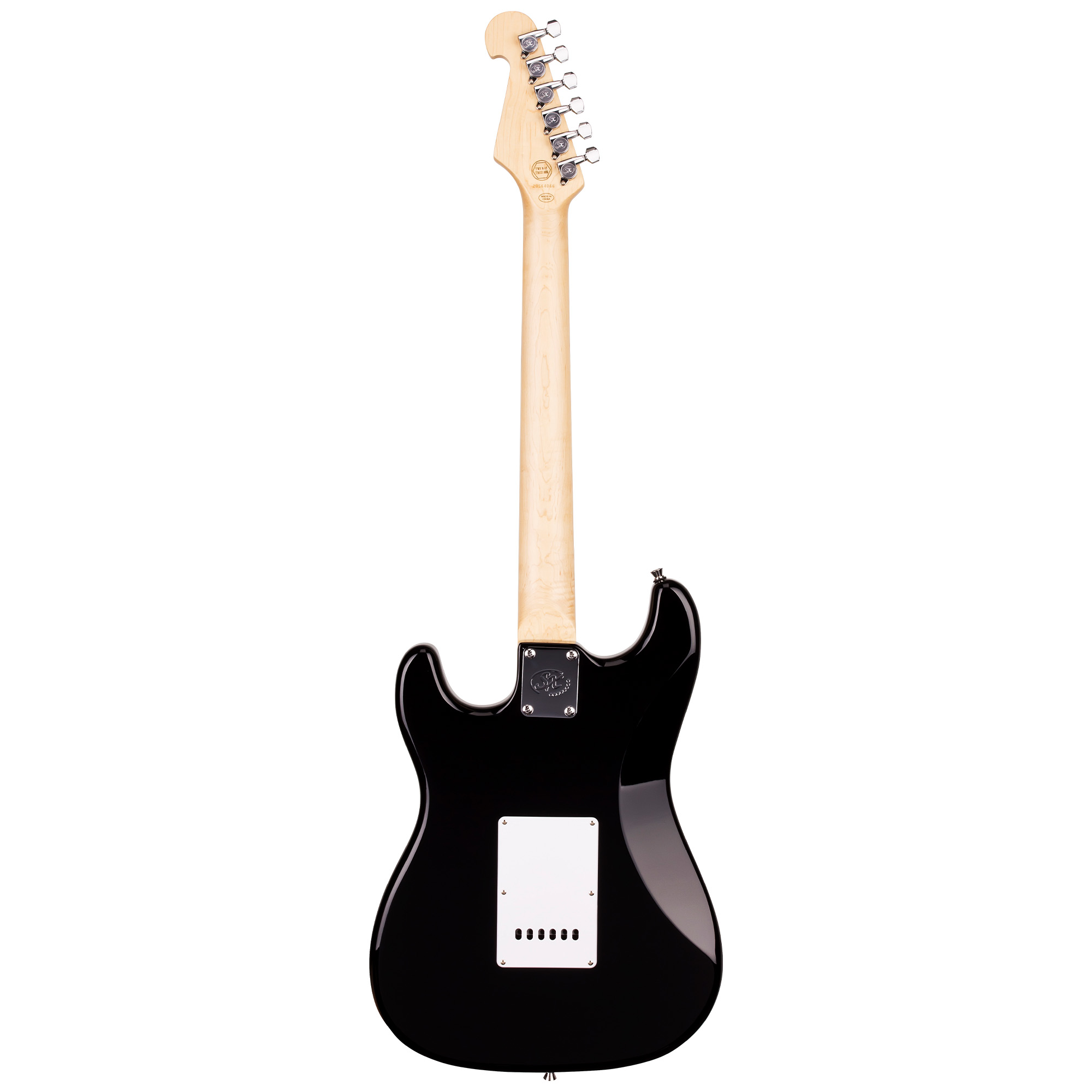 SX Guitar ED1 Vintage Style Electric with Bag - Black