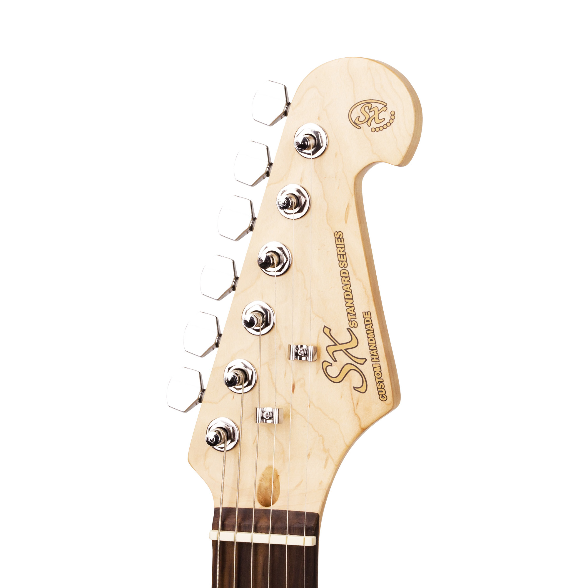 SX Guitar ED1 Vintage Style Electric with Bag - Blue