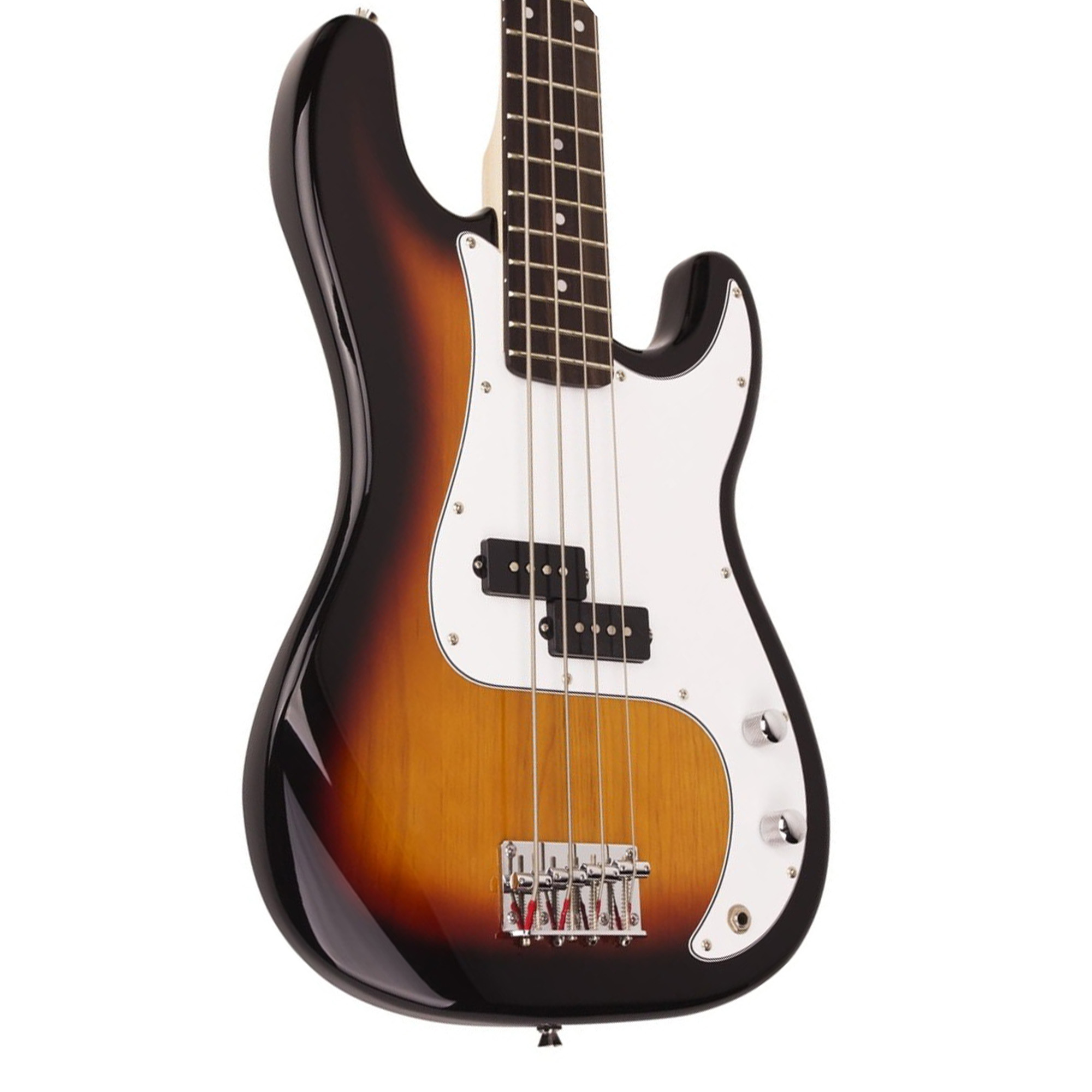 SX Guitar Precision SB2 Electric Bass Package Guitar - Sunburst