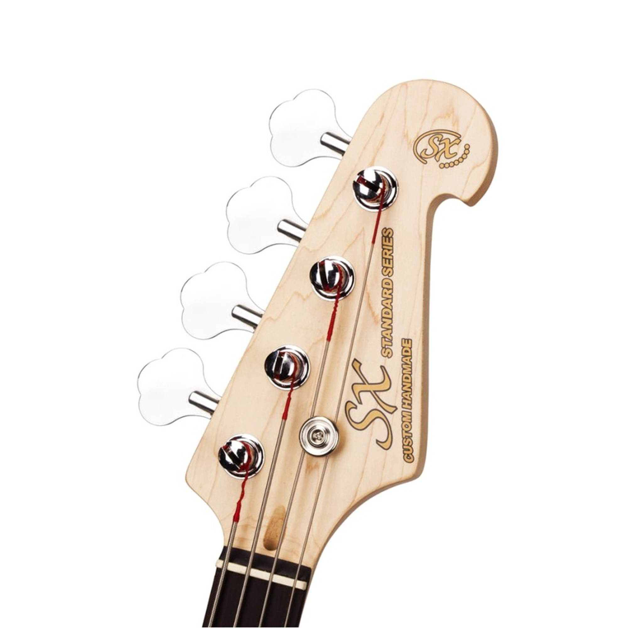 SX Guitar Precision SB2 Electric Bass Package Guitar - Black