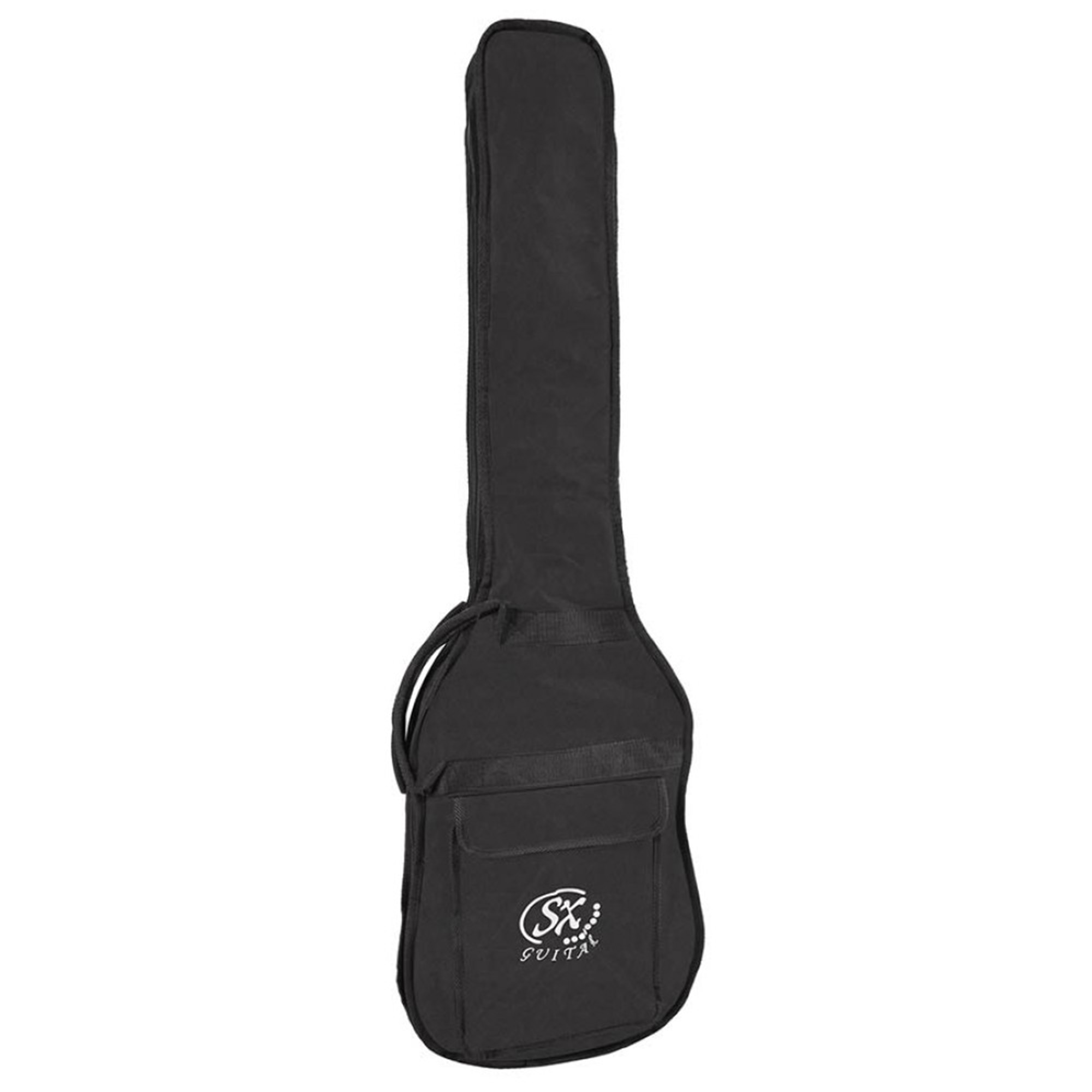 SX Guitar Precision SB2 Electric Bass Package Guitar - Black