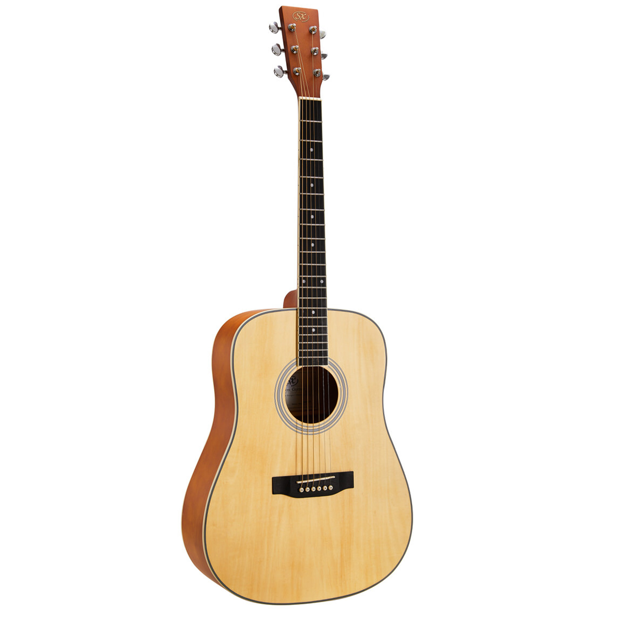 SX Guitar 3/4 Dreadnought Acoustic Guitar Kit - Natural