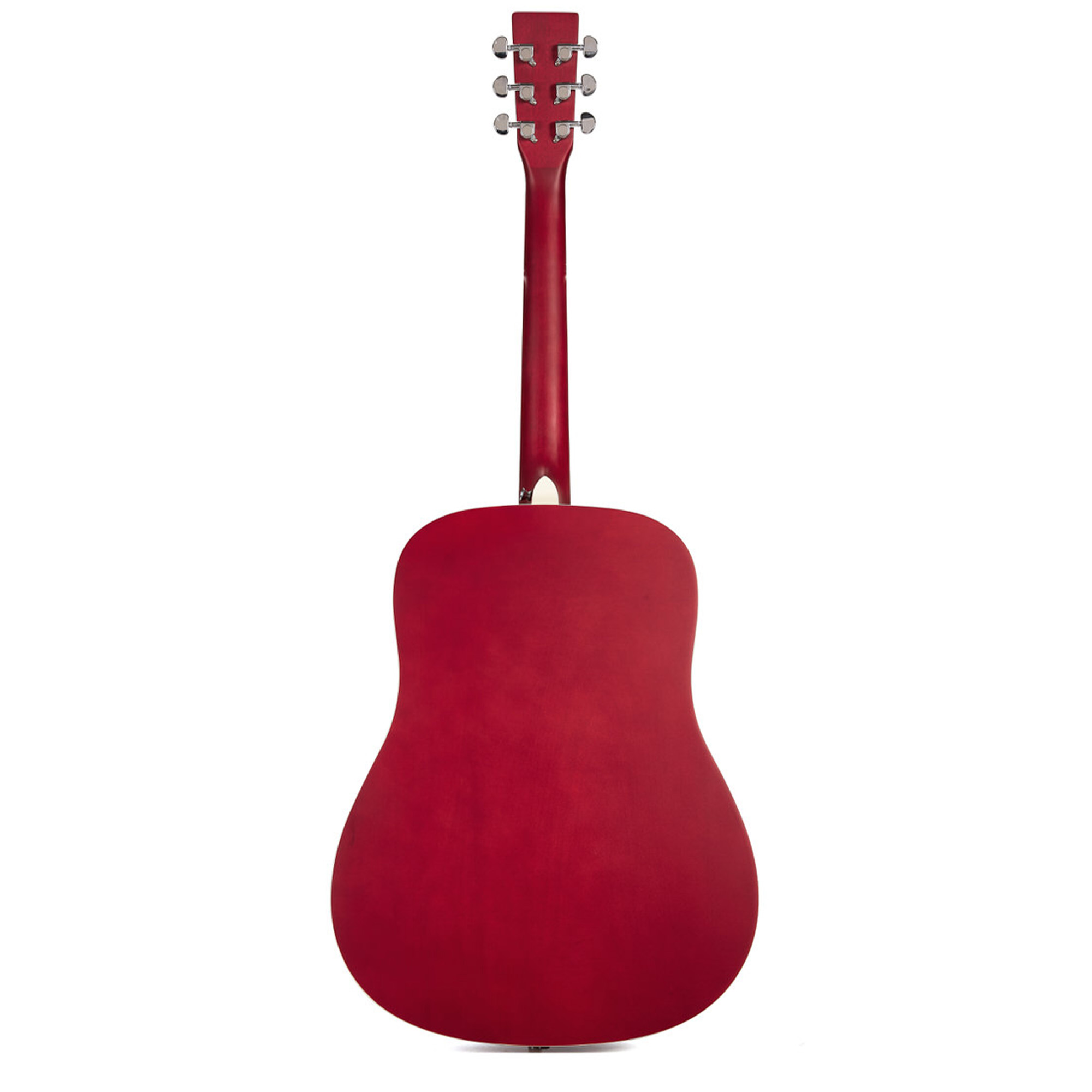 SX Guitar 3/4 Dreadnought Acoustic Guitar Kit - Red