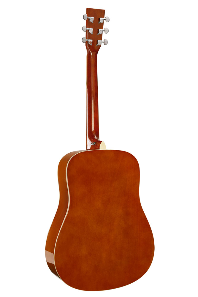 SX Guitar Dreadnought Acoustic - Gloss Natural