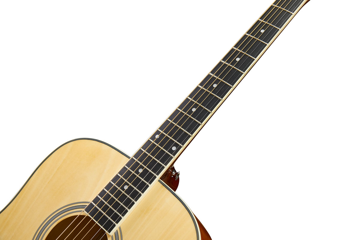 SX Guitar Dreadnought Acoustic - Gloss Natural