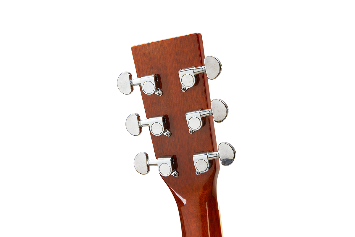 SX Guitar Dreadnought Acoustic - Gloss Brown