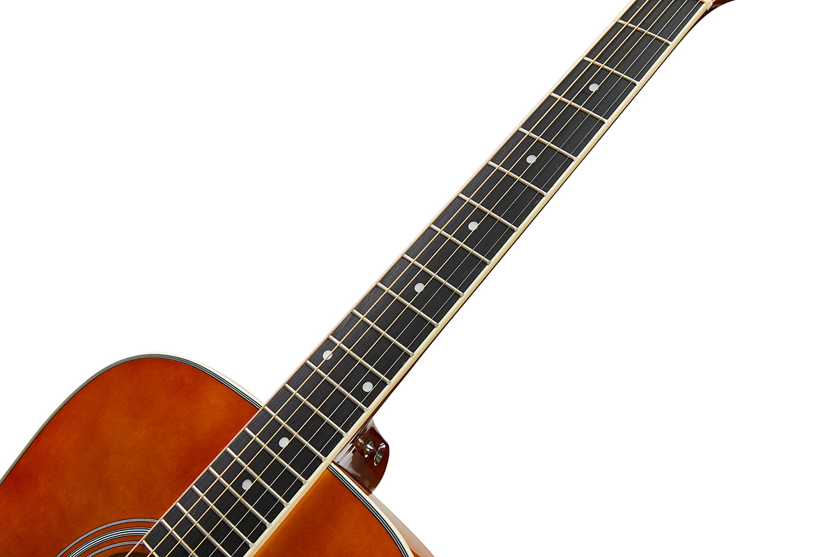 SX Guitar Dreadnought Acoustic - Gloss Brown