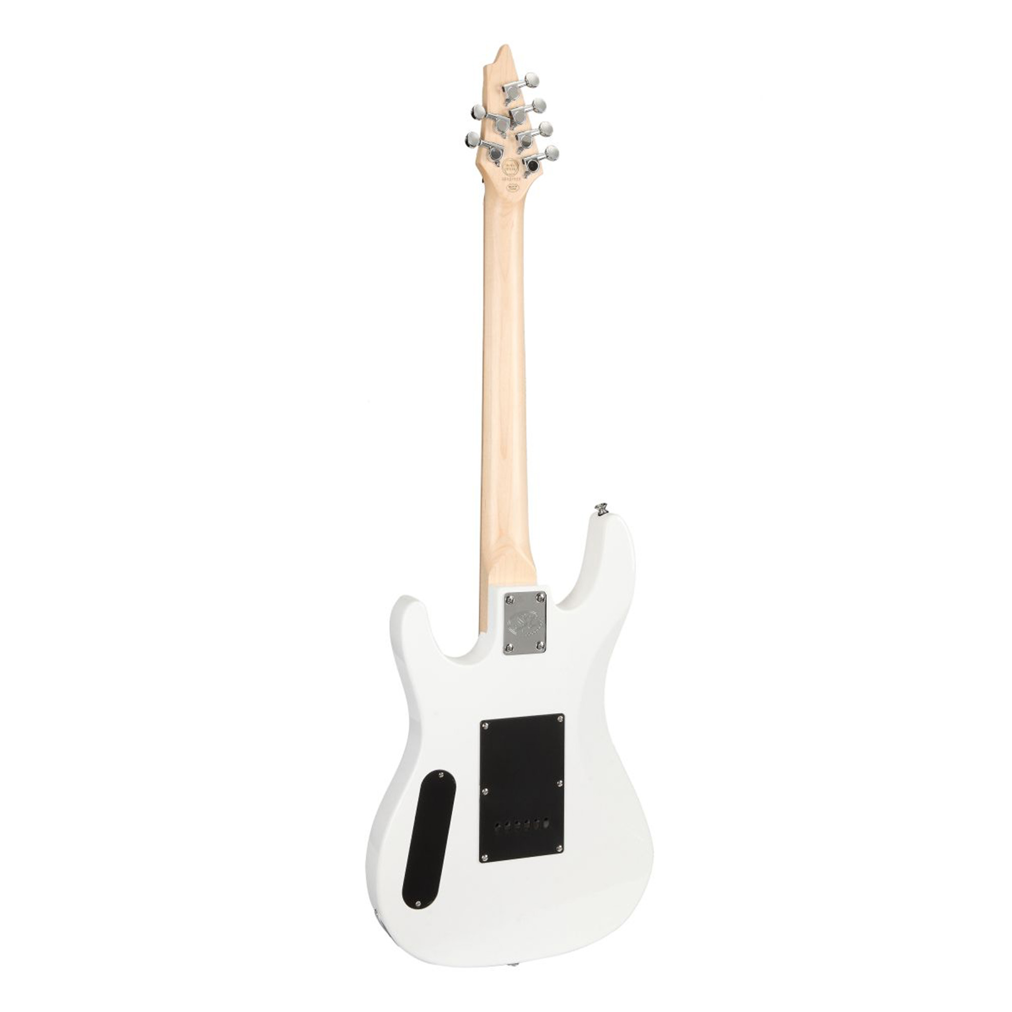 SX Guitar Hawk Semi Hollowbody SE Mini Electric Guitar - White