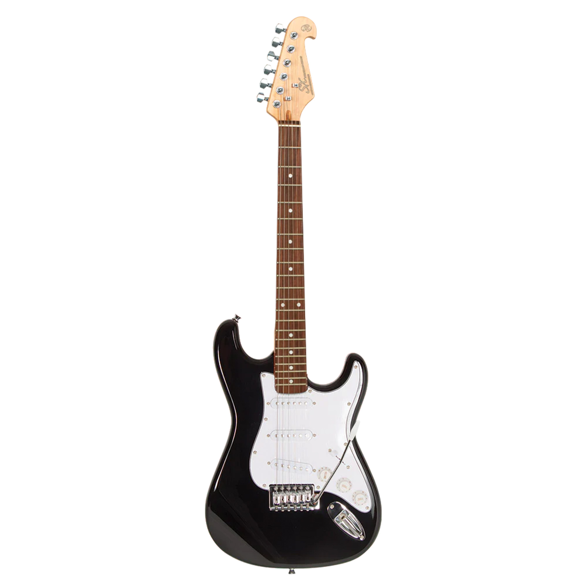 SX Guitar Stratocaster 3/4 Electric Package Guitar - Black