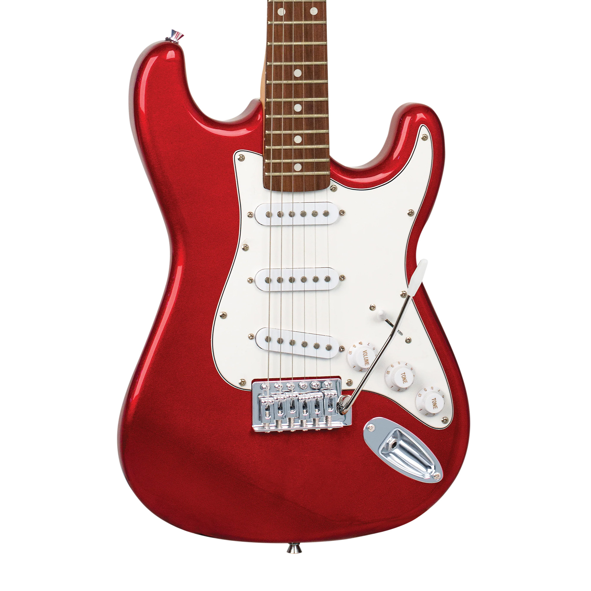 SX Guitar Stratocaster 3/4 Electric Package Guitar - Candy Apple Red