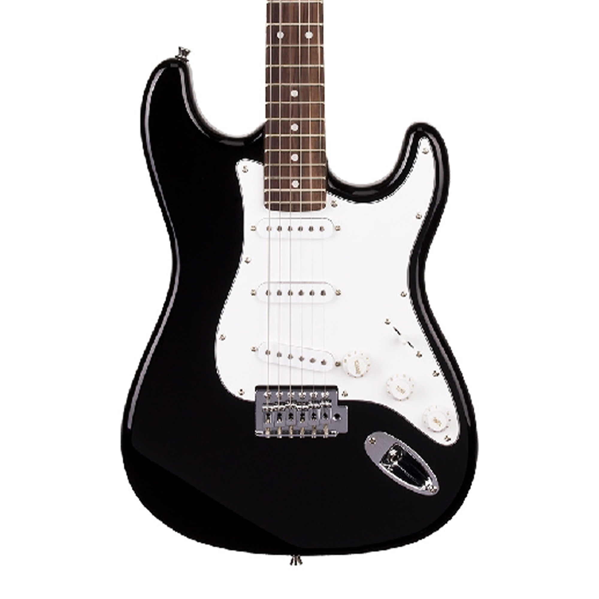 SX Guitar Stratocaster Electric Package Guitar - Black