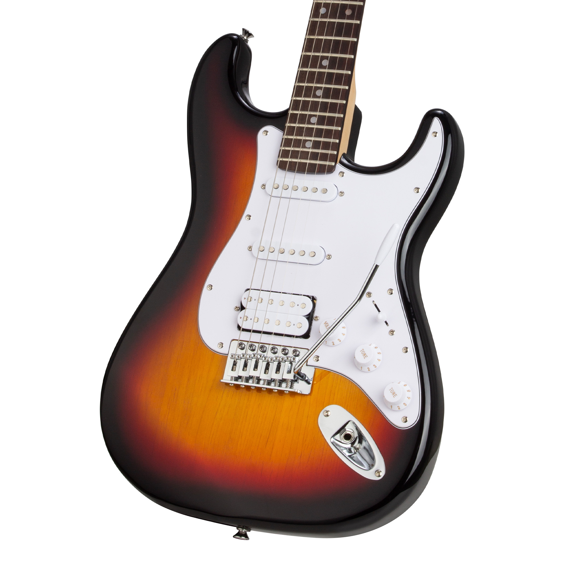 SX Stratocaster Electric Package Guitar – Sunburst