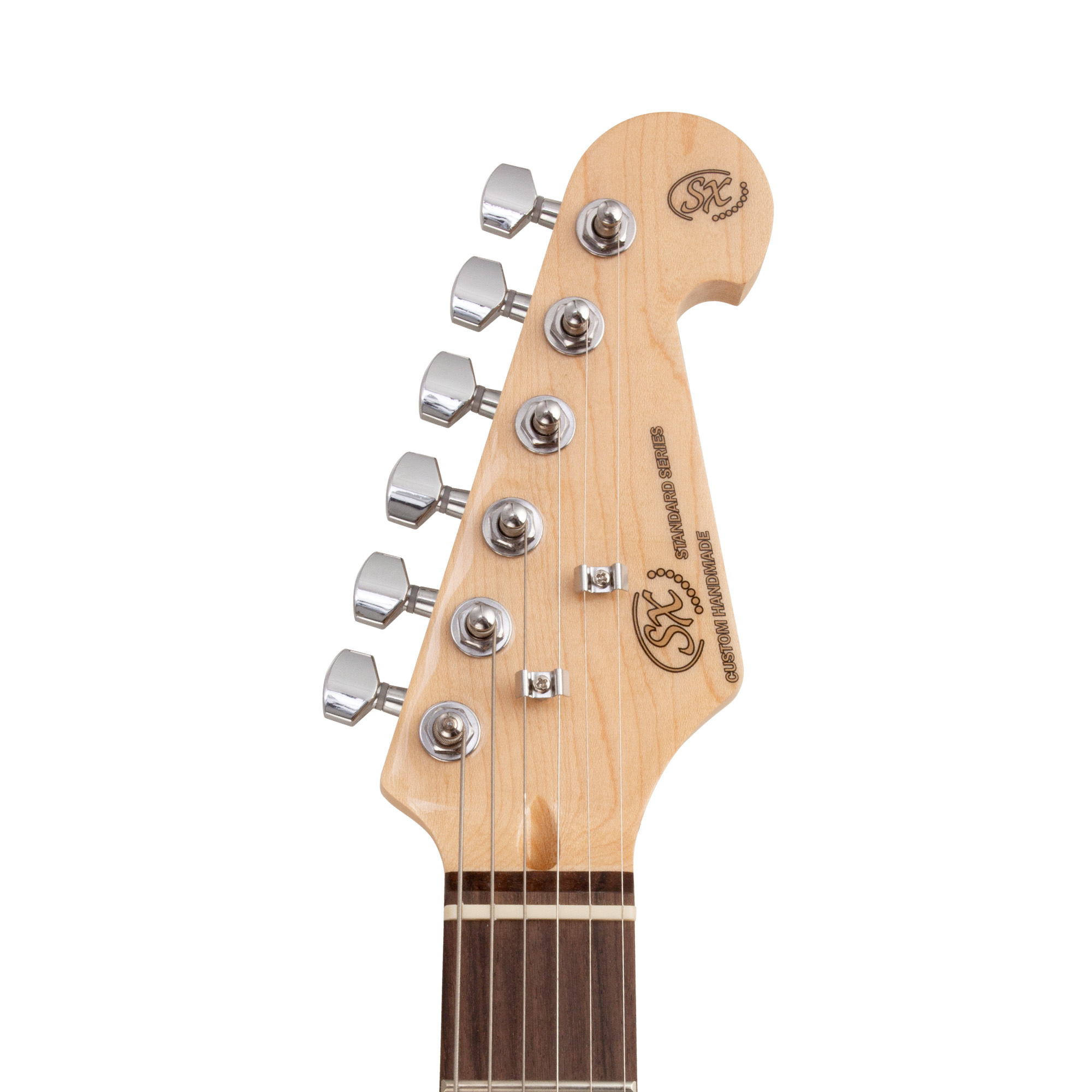 SX Stratocaster Electric Package Guitar – Black
