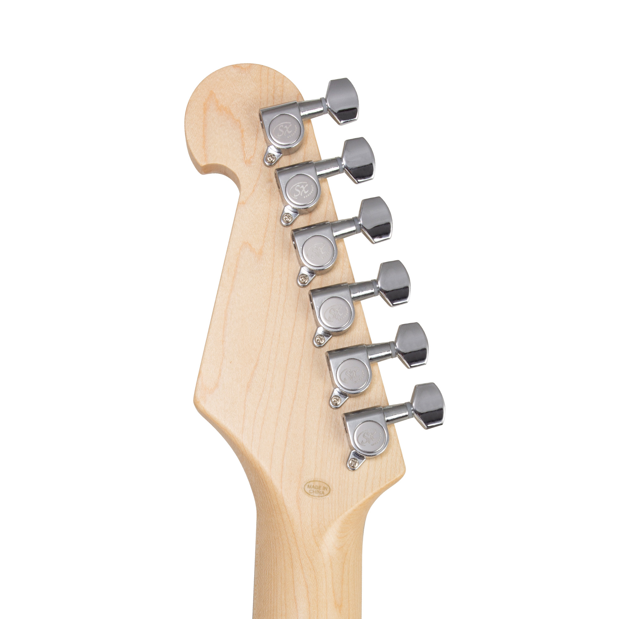 SX Stratocaster Electric Package Guitar – Black