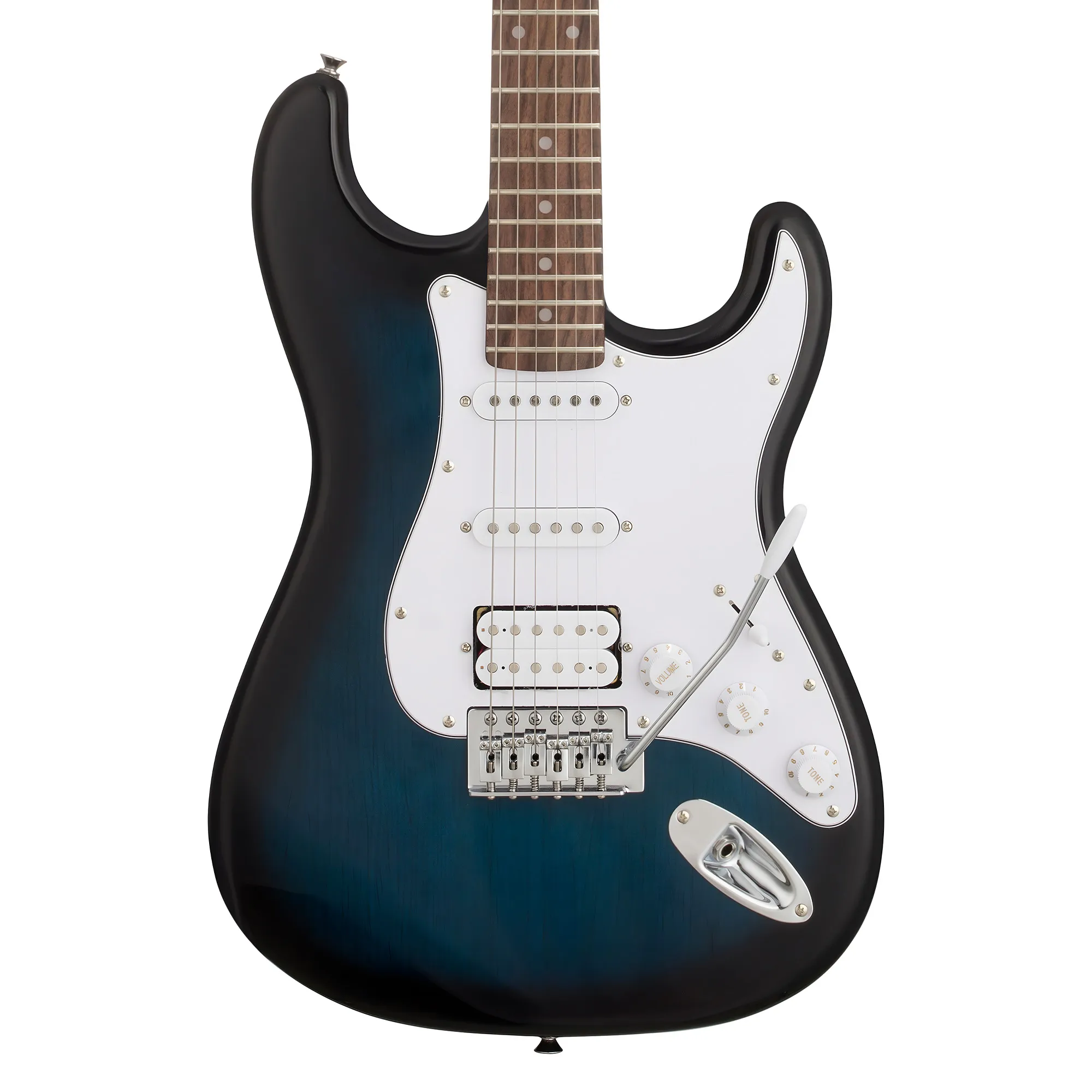 SX Stratocaster Electric Package Guitar – Blue Burst