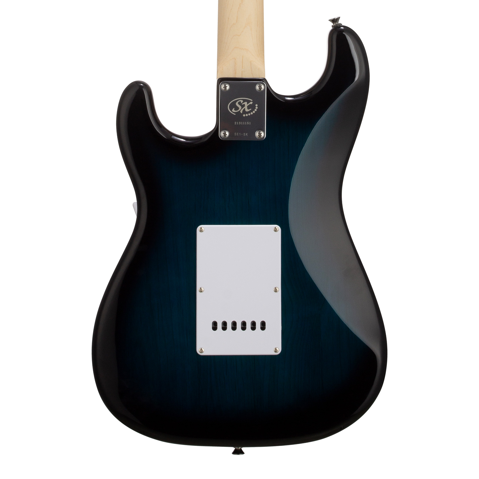 SX Stratocaster Electric Package Guitar – Blue Burst