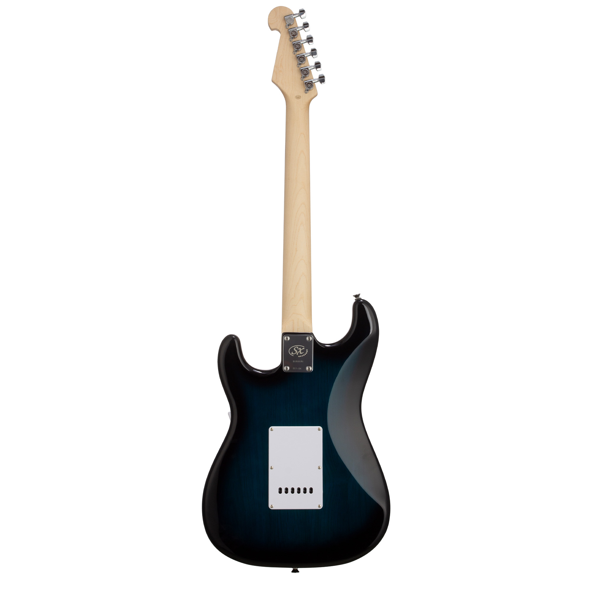 SX Stratocaster Electric Package Guitar – Blue Burst
