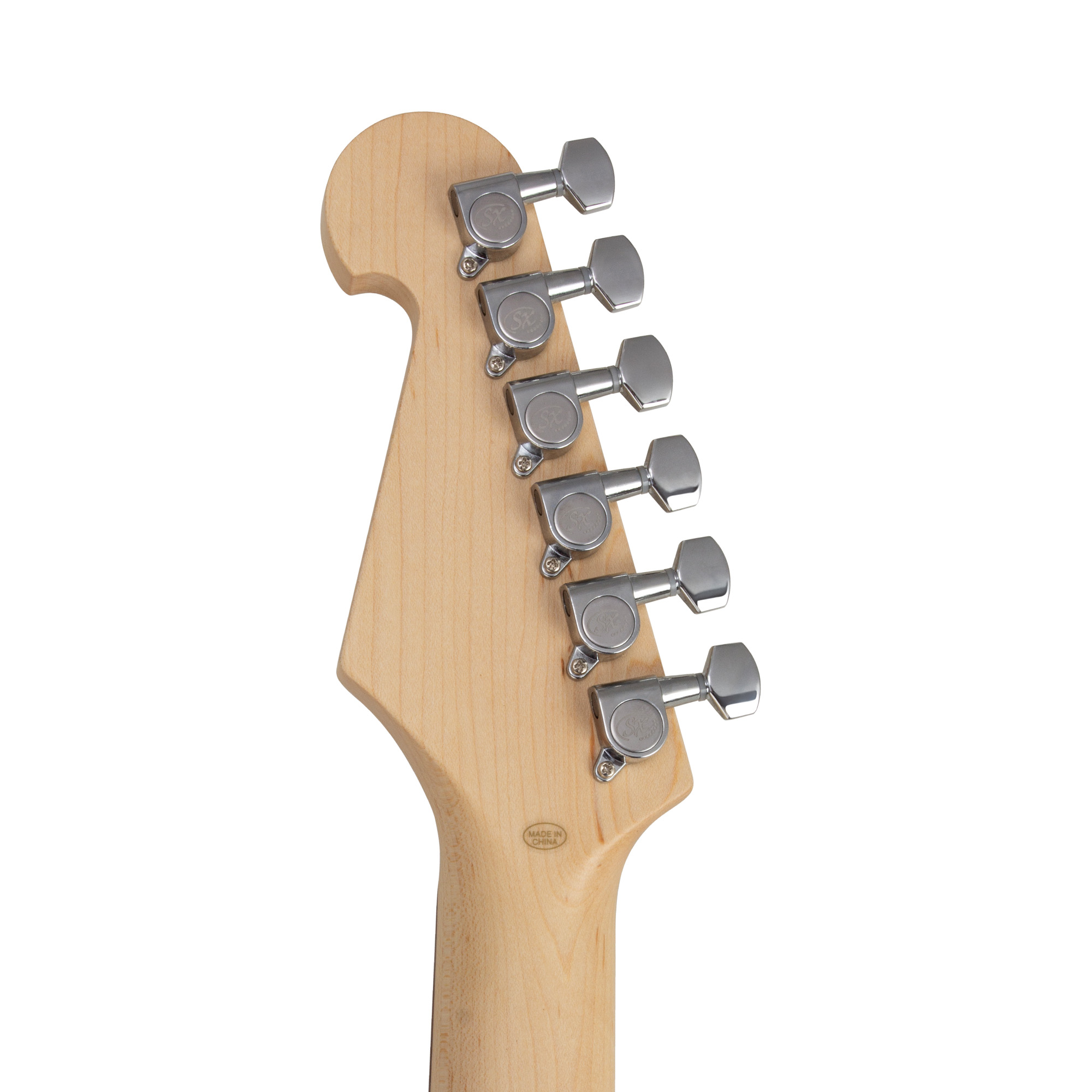 SX Stratocaster Electric Package Guitar – Candy Red Apple