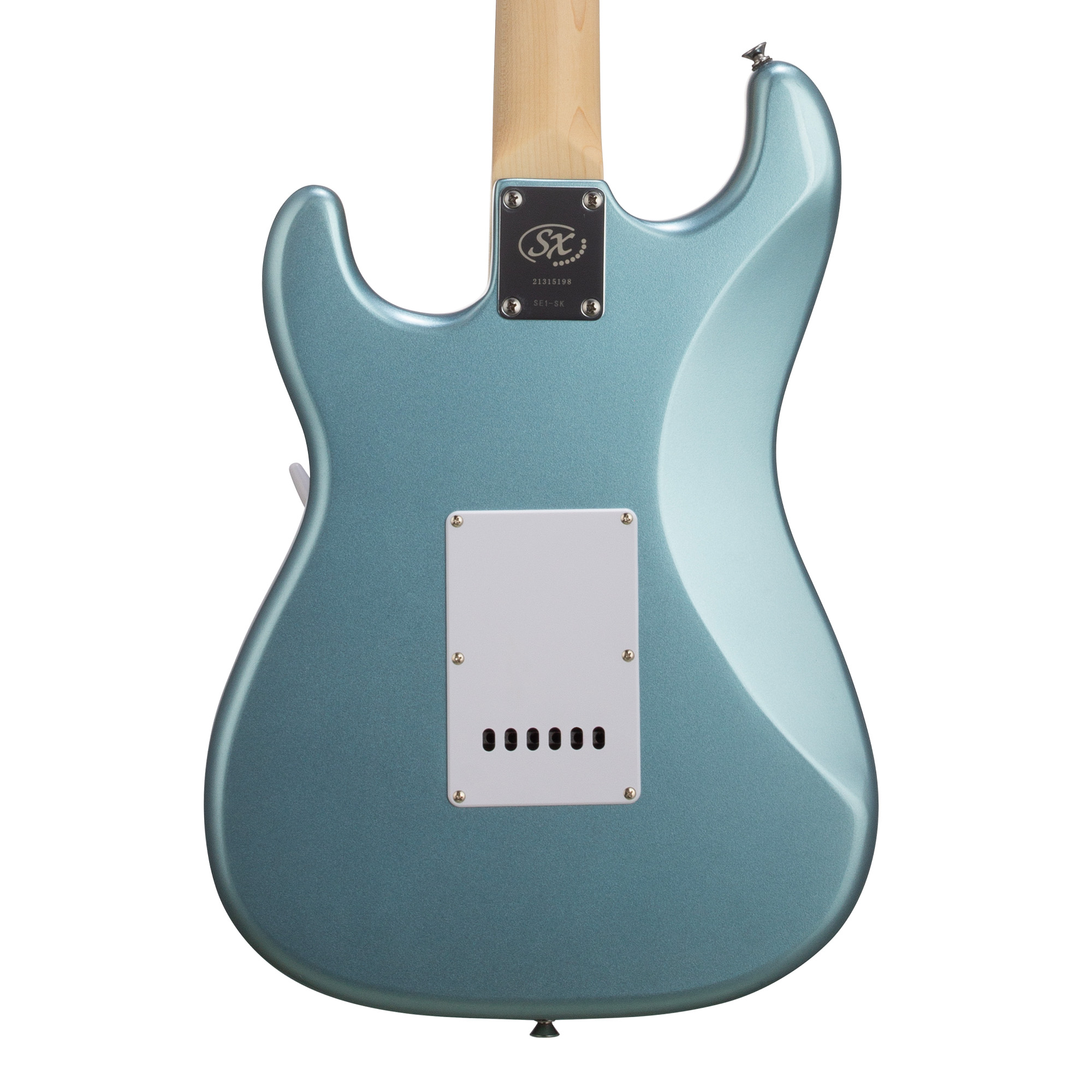 SX Stratocaster Electric Package Guitar – Metallic Ice Blue