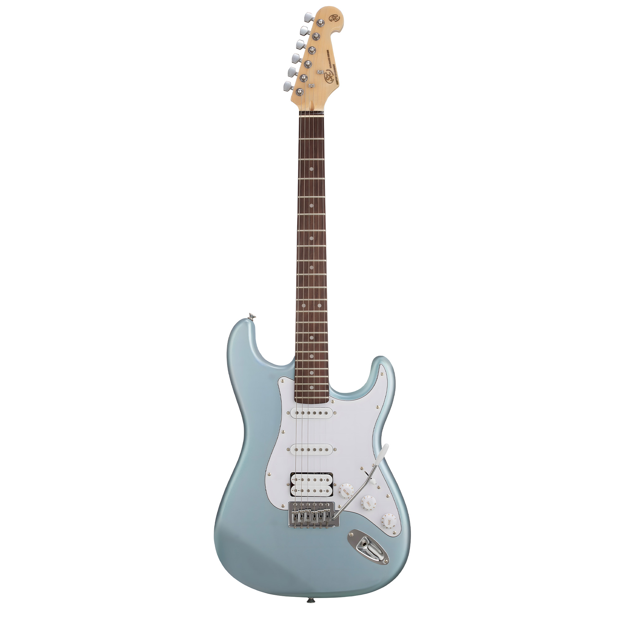SX Stratocaster Electric Package Guitar – Metallic Ice Blue