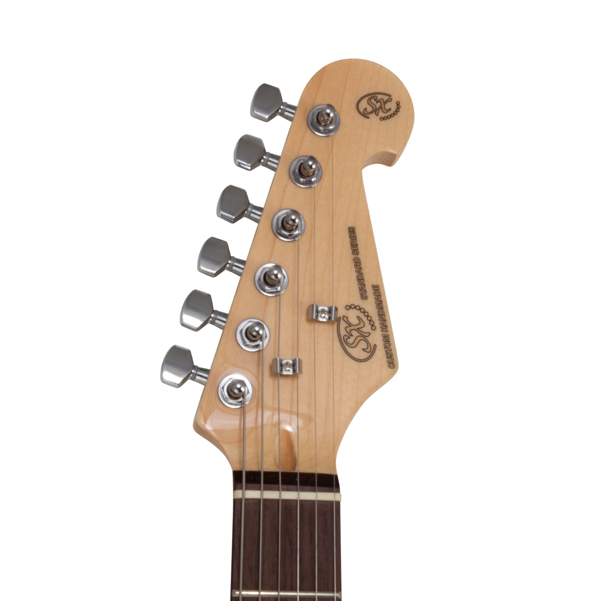 SX Stratocaster Electric Package Guitar – Metallic Ice Blue