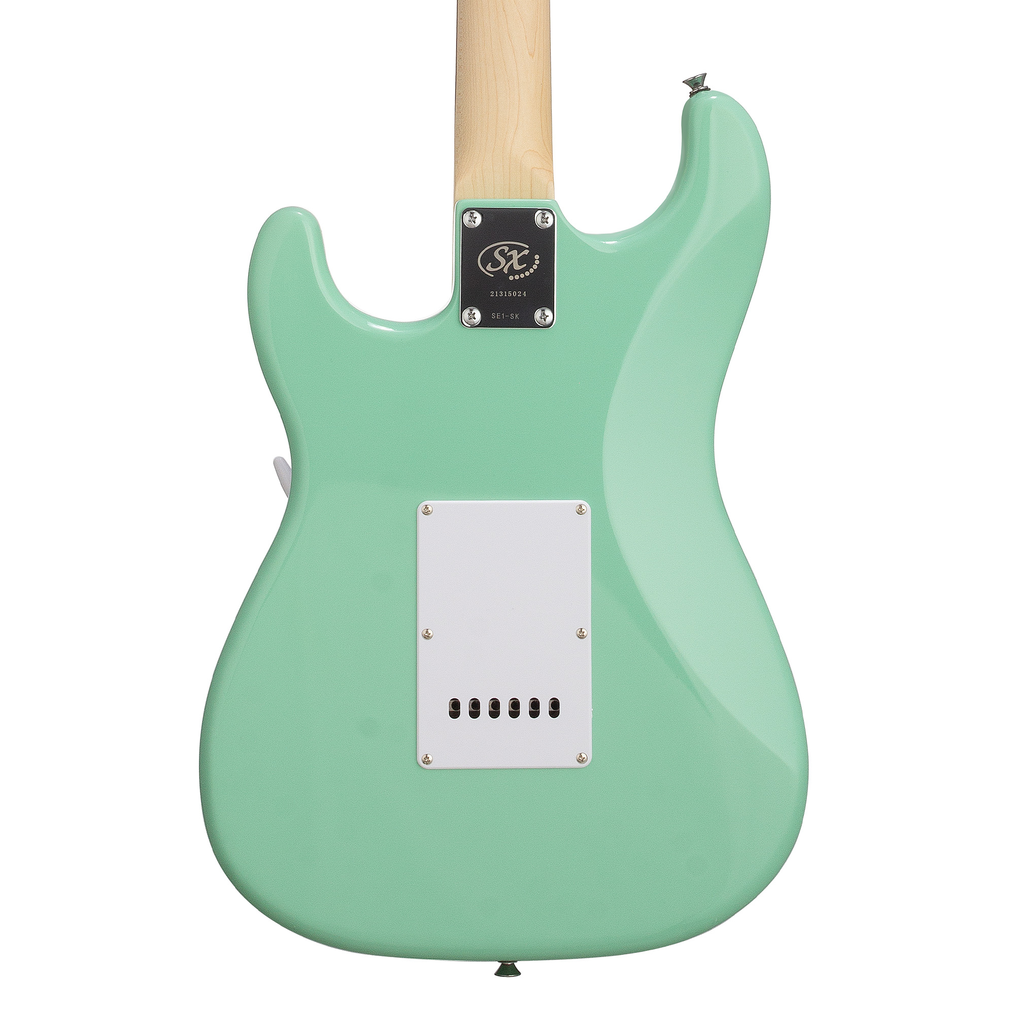 SX Stratocaster Electric Package Guitar – Surf Green