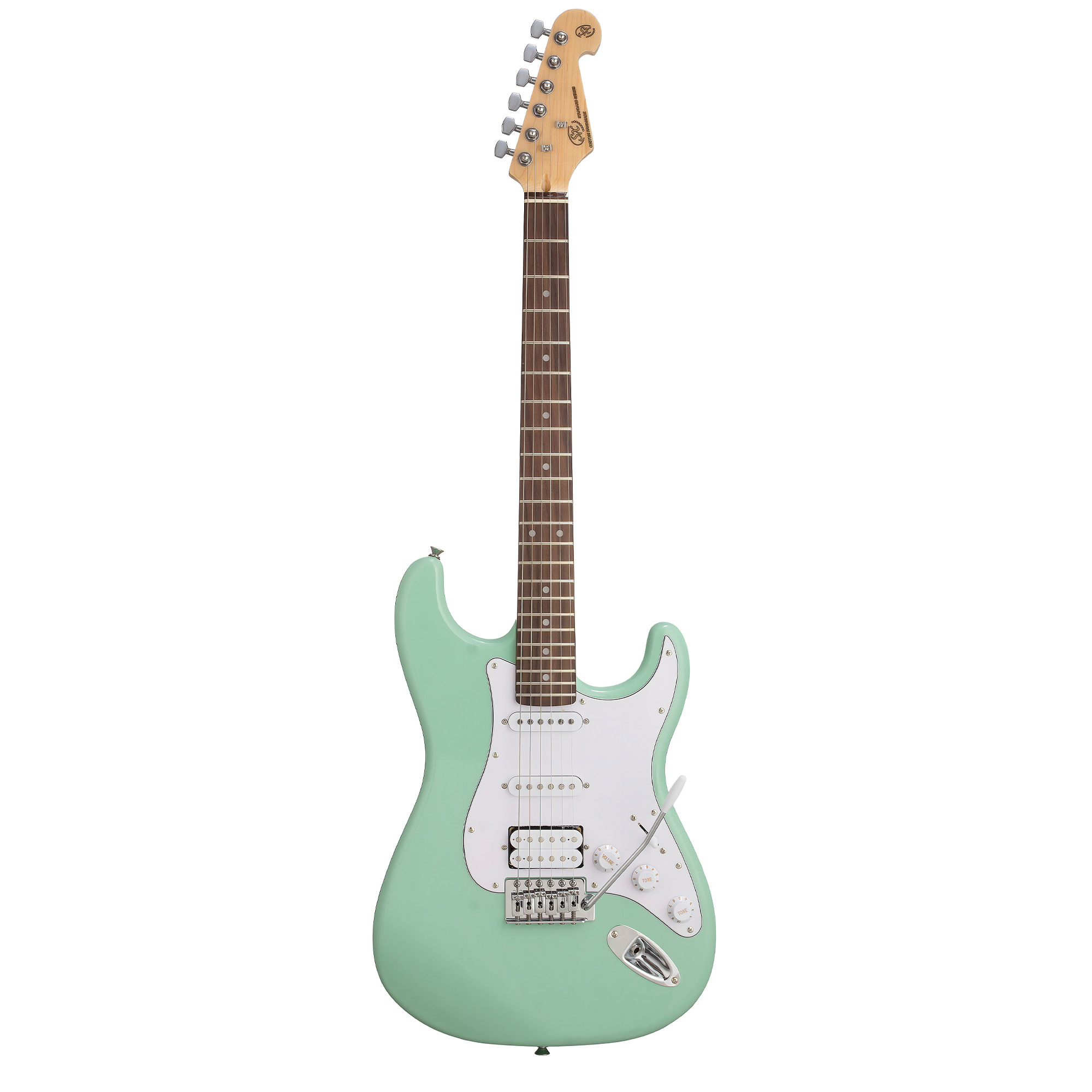 SX Stratocaster Electric Package Guitar – Surf Green