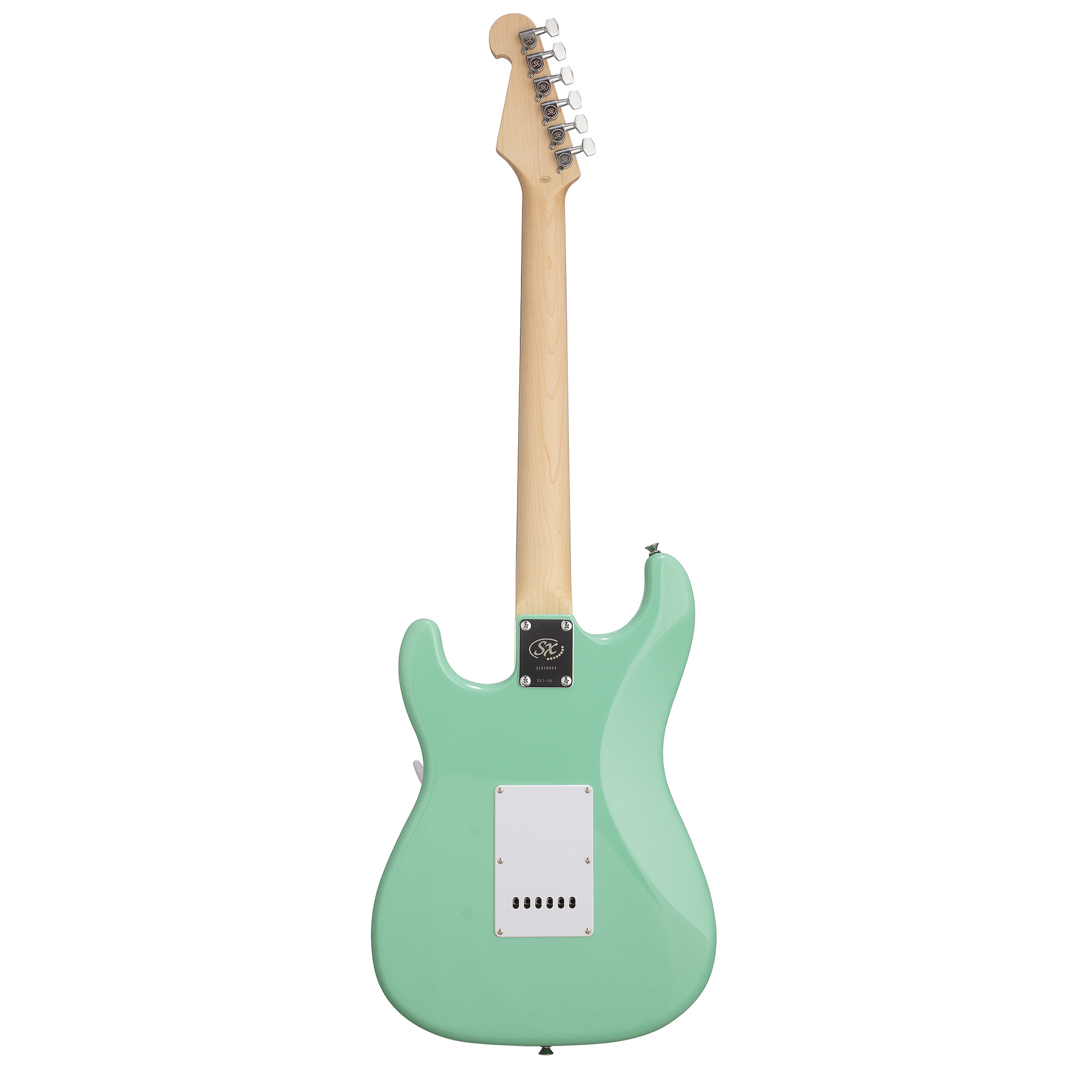 SX Stratocaster Electric Package Guitar – Surf Green