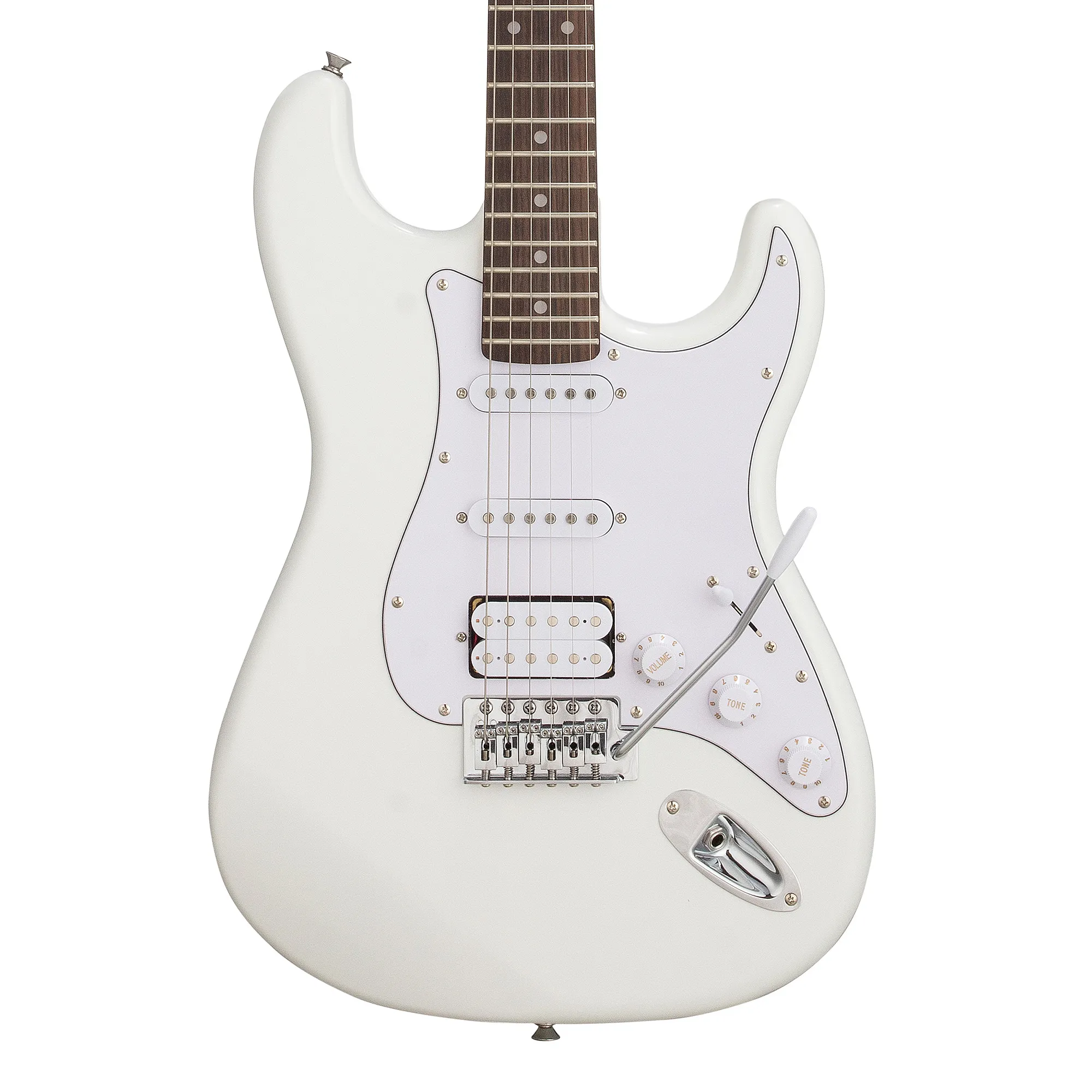 SX Stratocaster Electric Package Guitar – White