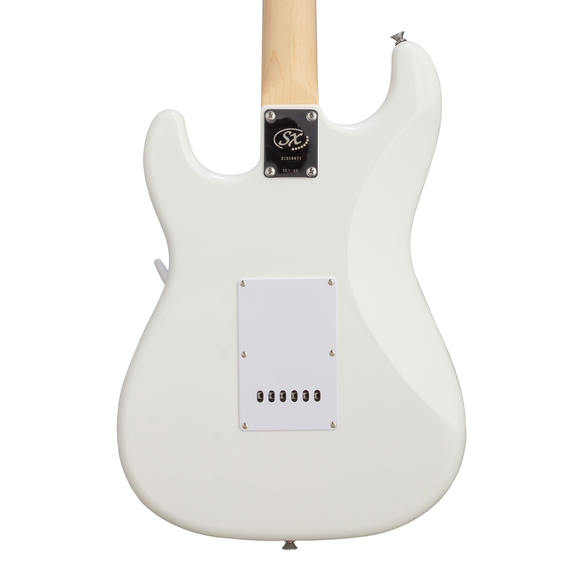 SX Stratocaster Electric Package Guitar – White