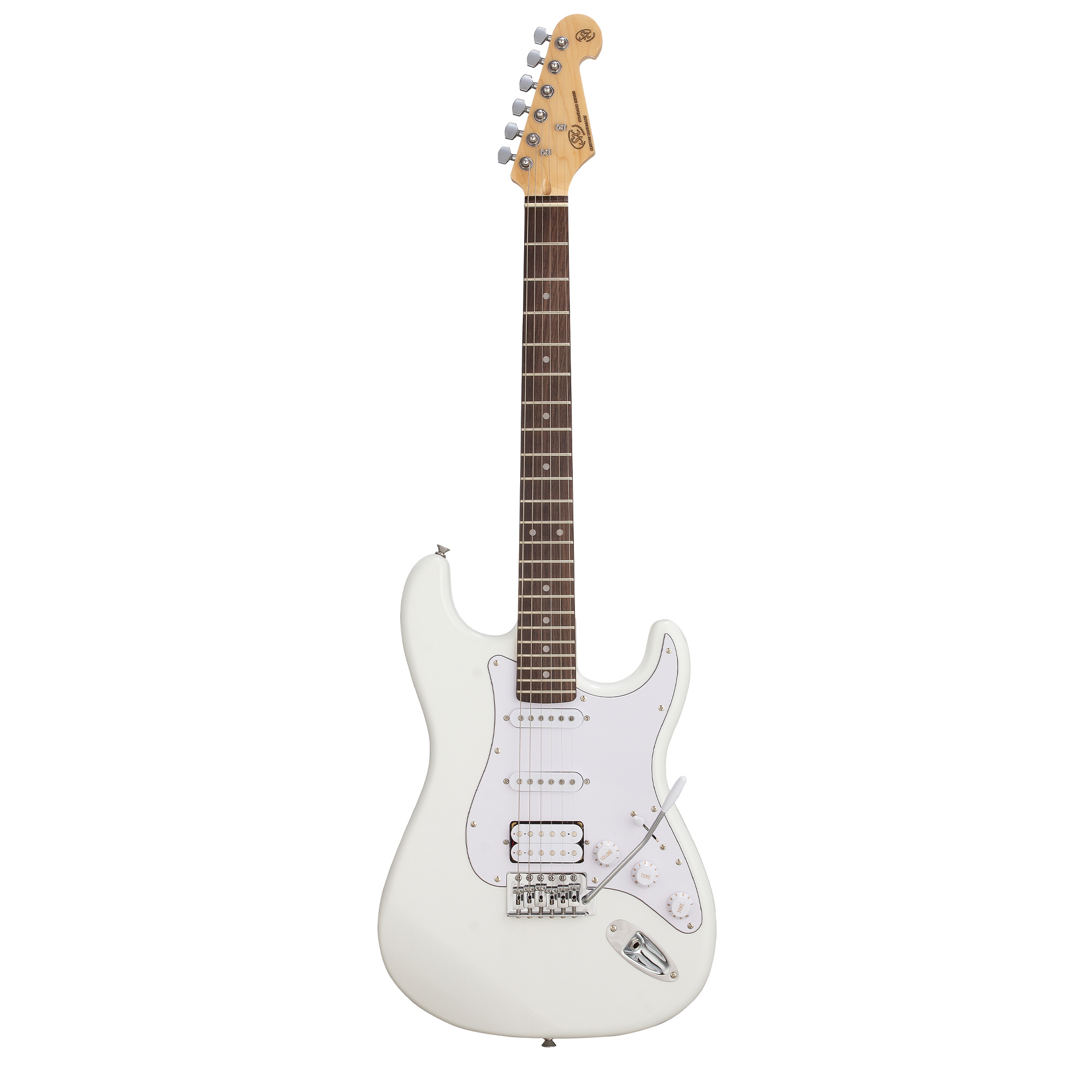 SX Stratocaster Electric Package Guitar – White