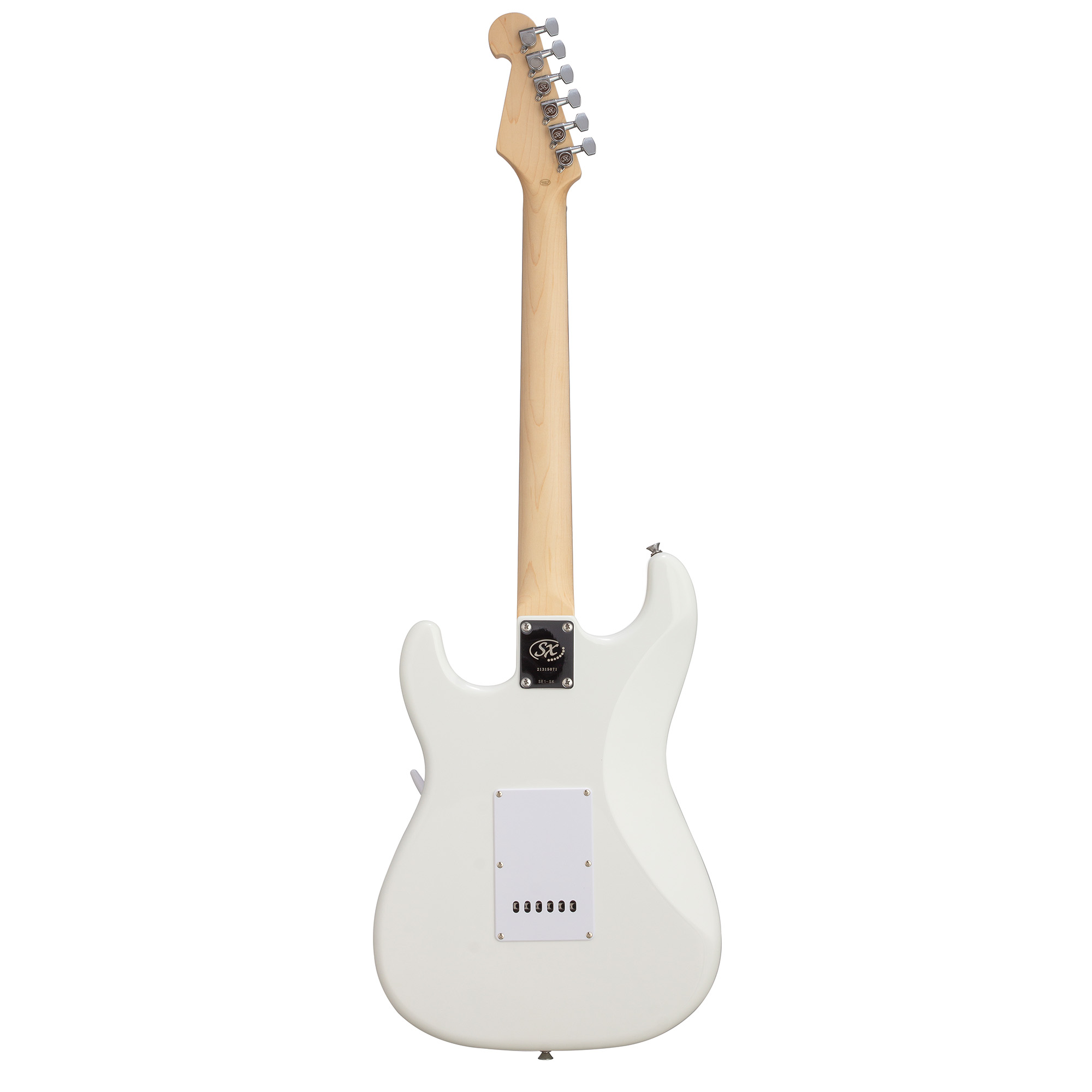 SX Stratocaster Electric Package Guitar – White