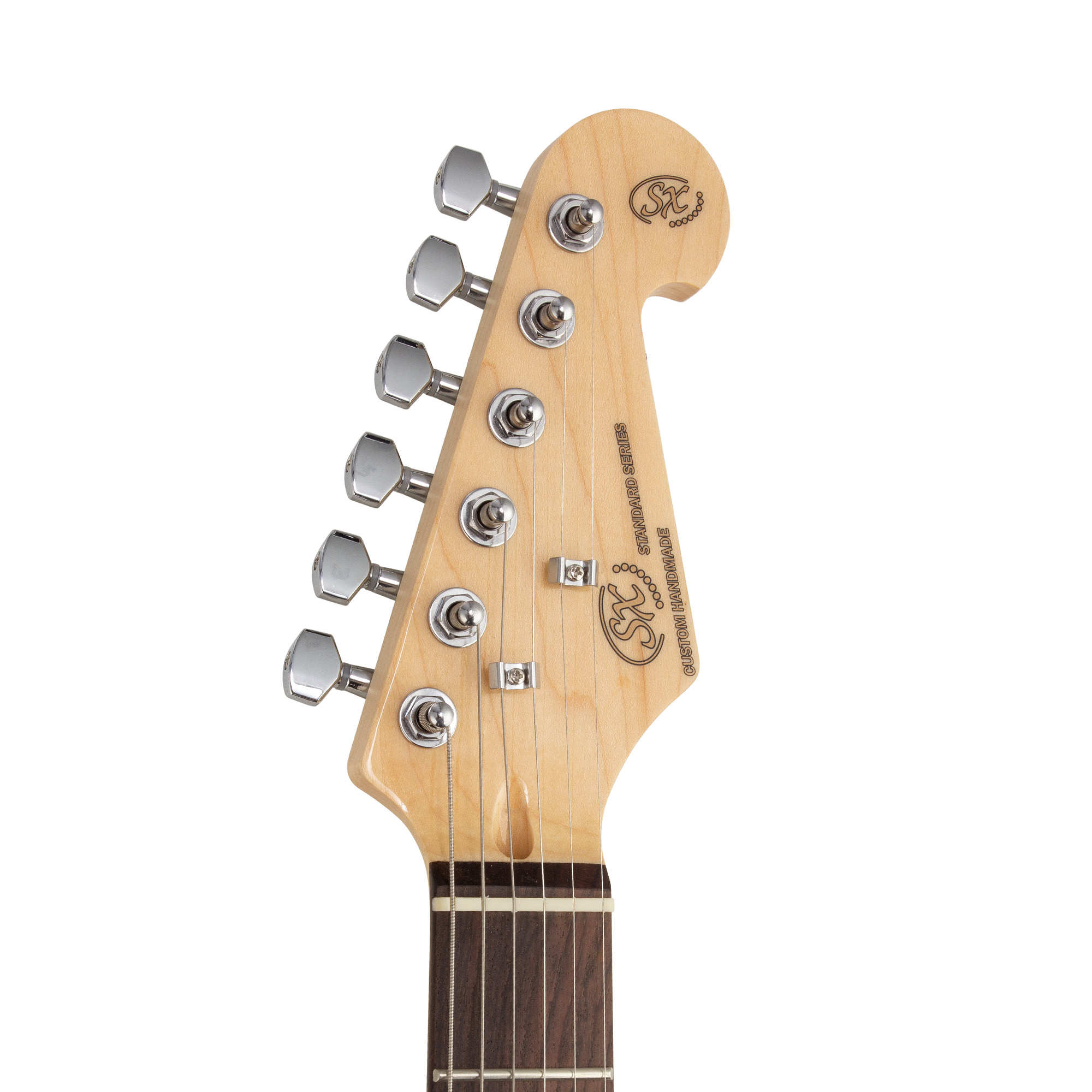 SX Stratocaster Electric Package Guitar – White