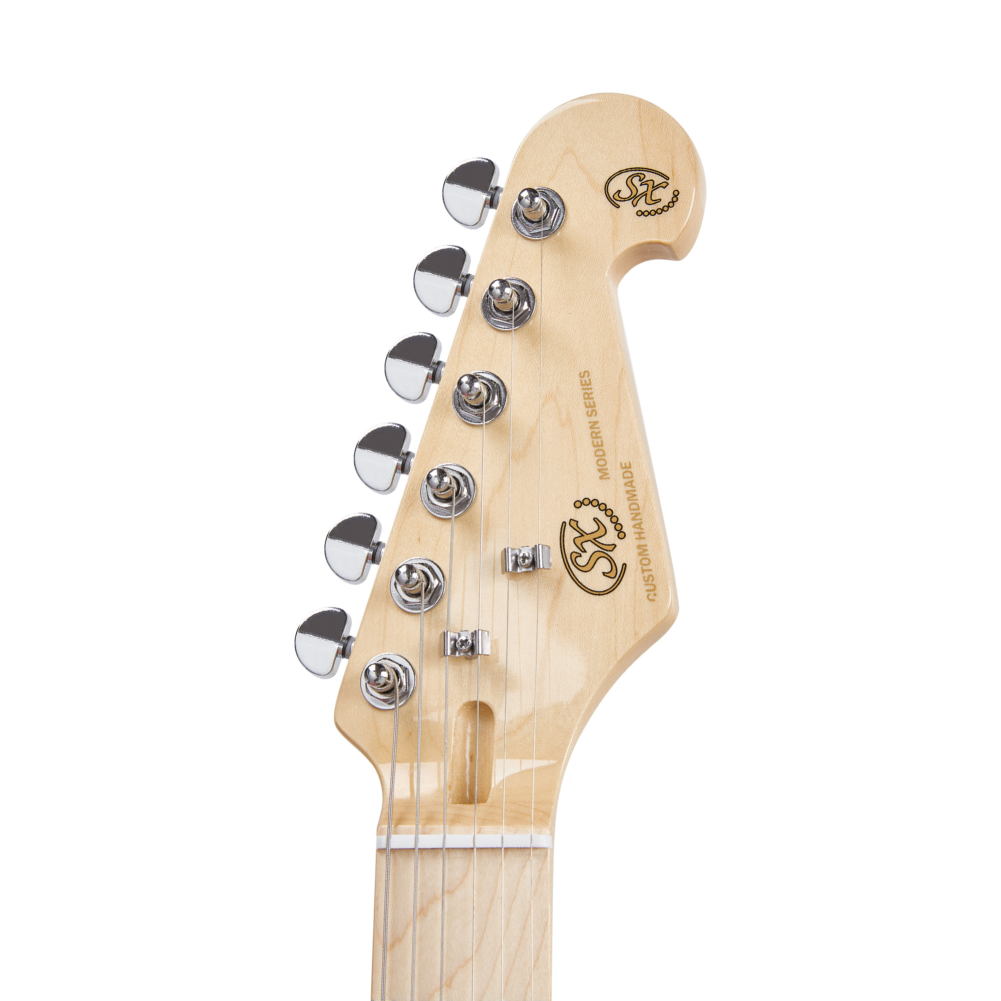 SX Guitar SEM1 ST Electric with Bag - 3 Tone Sunburst