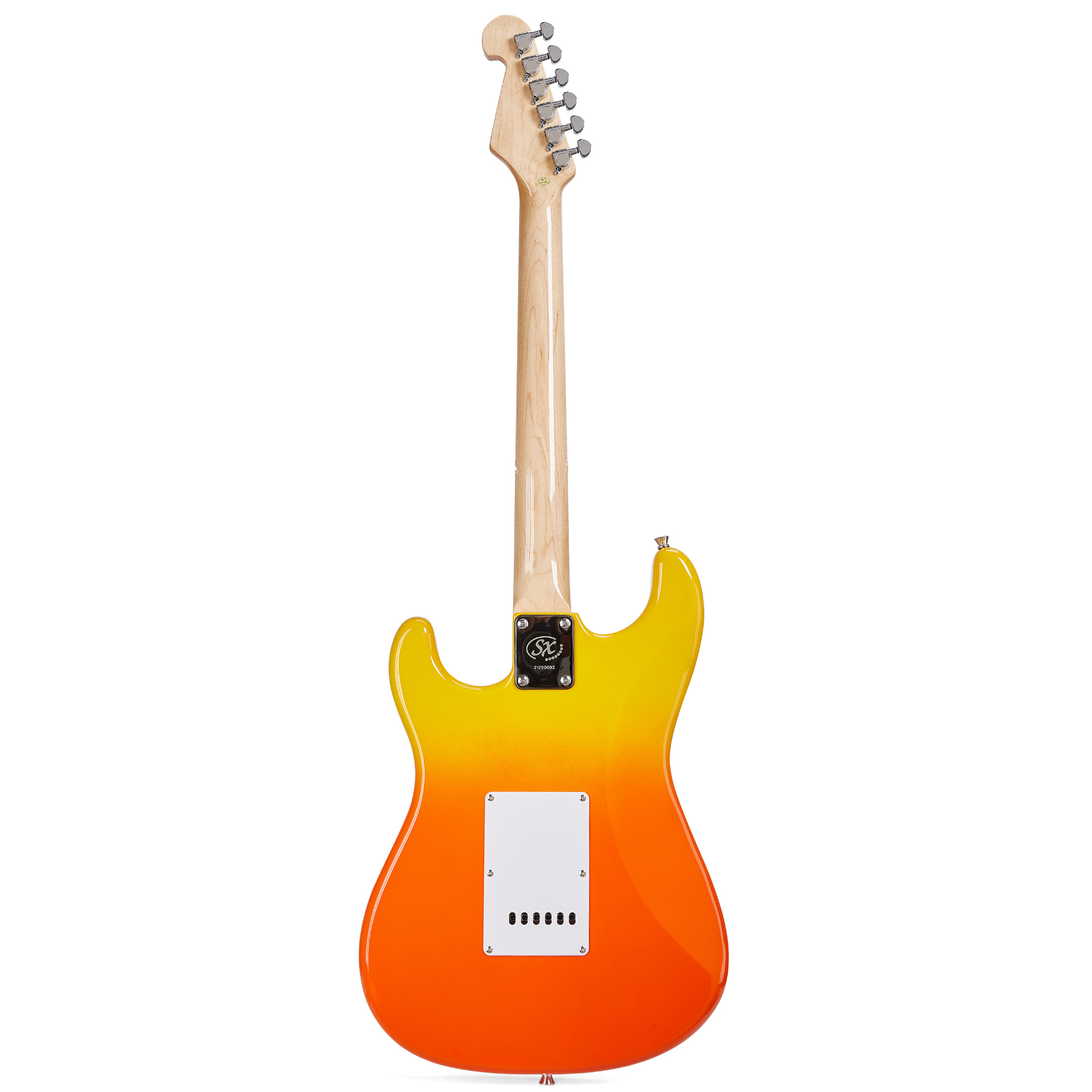 SX Guitar SEM1 ST Electric with Bag - Burning Fire
