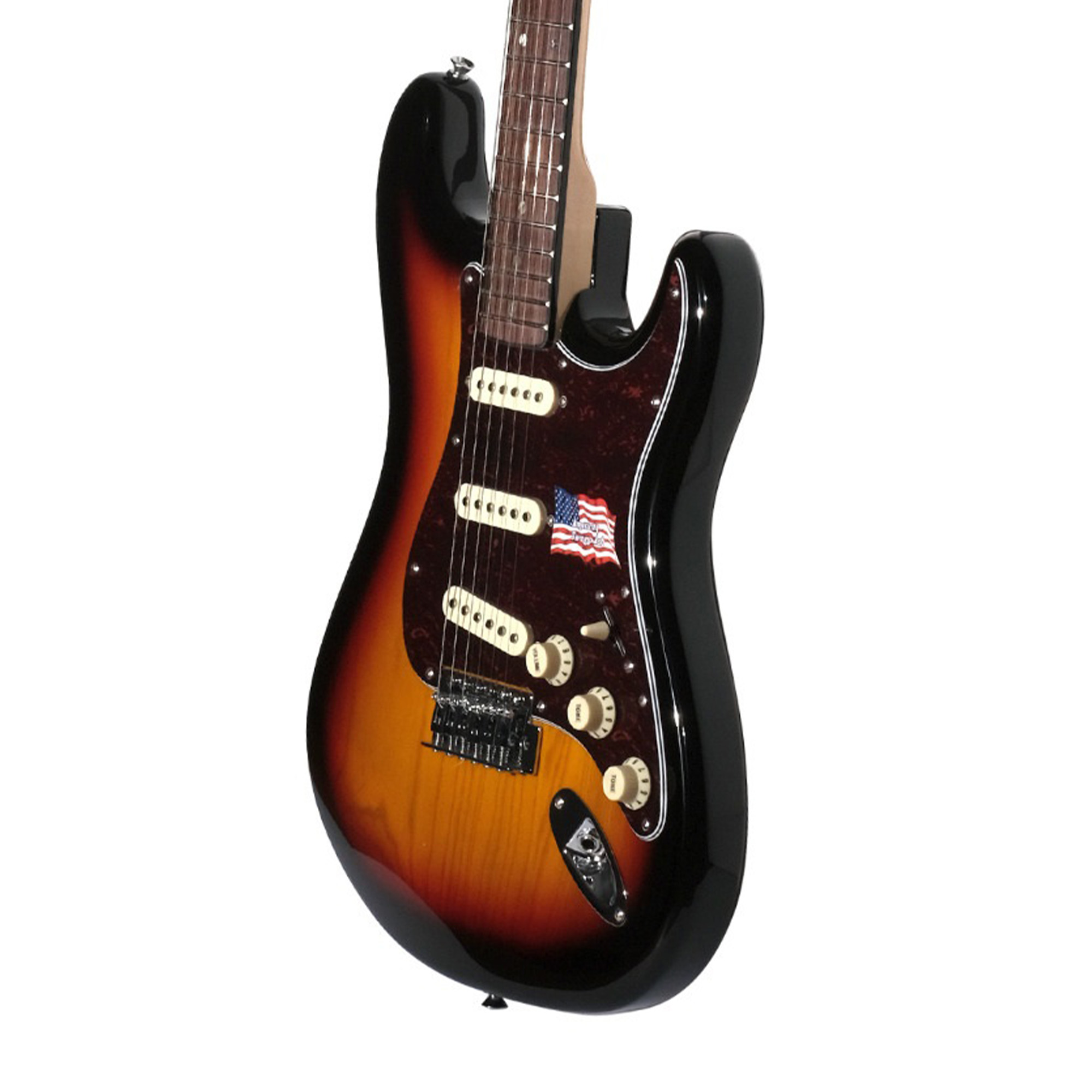 SX Guitar American Swamp Ash Electric Guitar - Sunburst