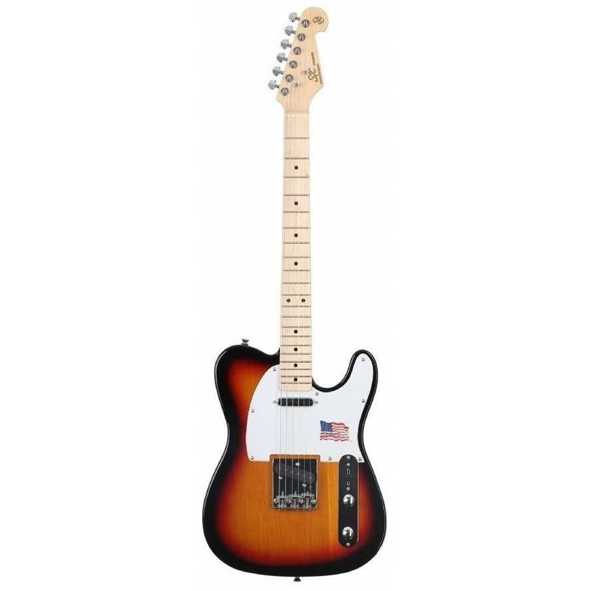 SX Guitar Series Teaser American Alder Electric Guitar - Sunburst