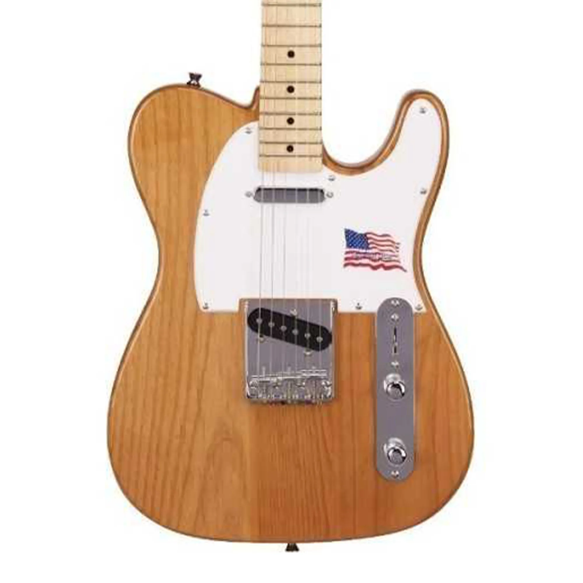 SX Guitar American Alder Telecaster - Natural