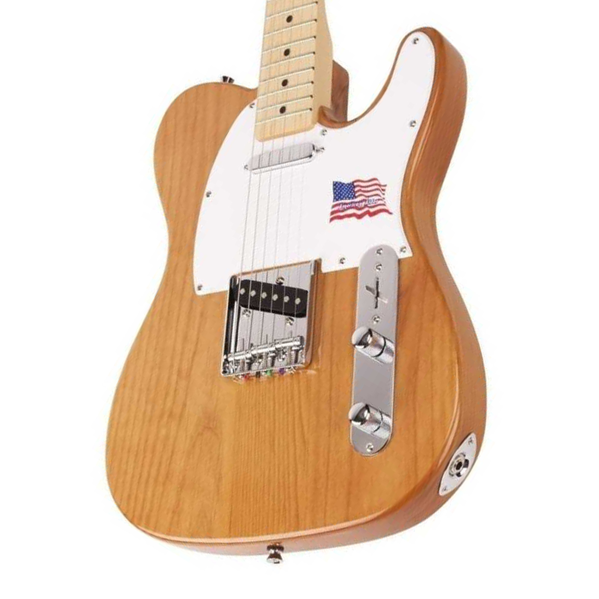 SX Guitar American Alder Telecaster - Natural