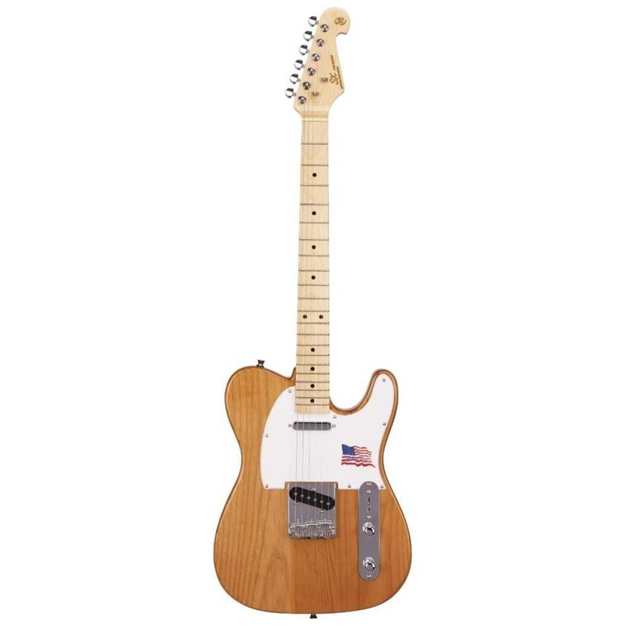 SX Guitar American Alder Telecaster - Natural