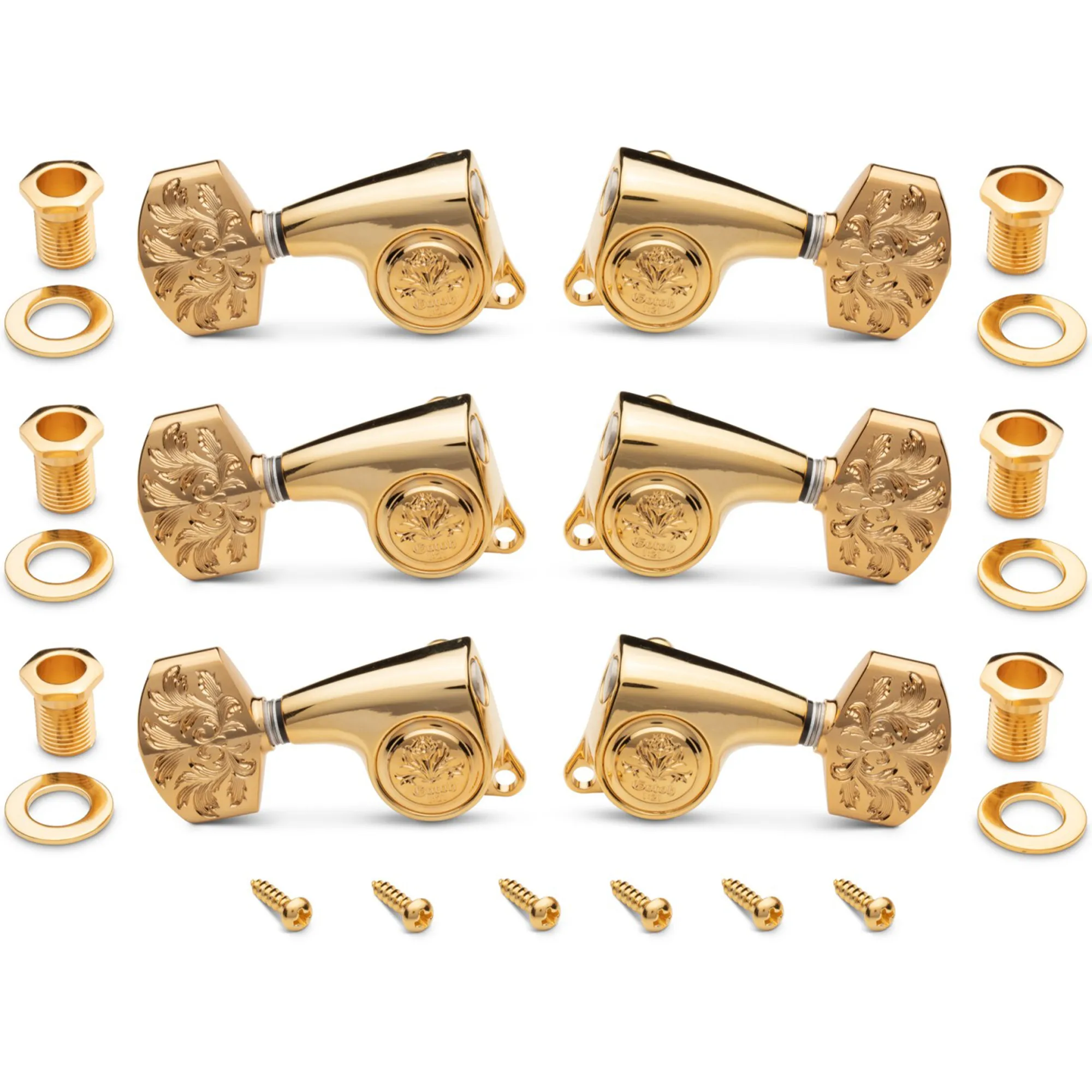 Taylor Gotoh Luxury Tuners Set 21:1 - 6-String - Polished Gold