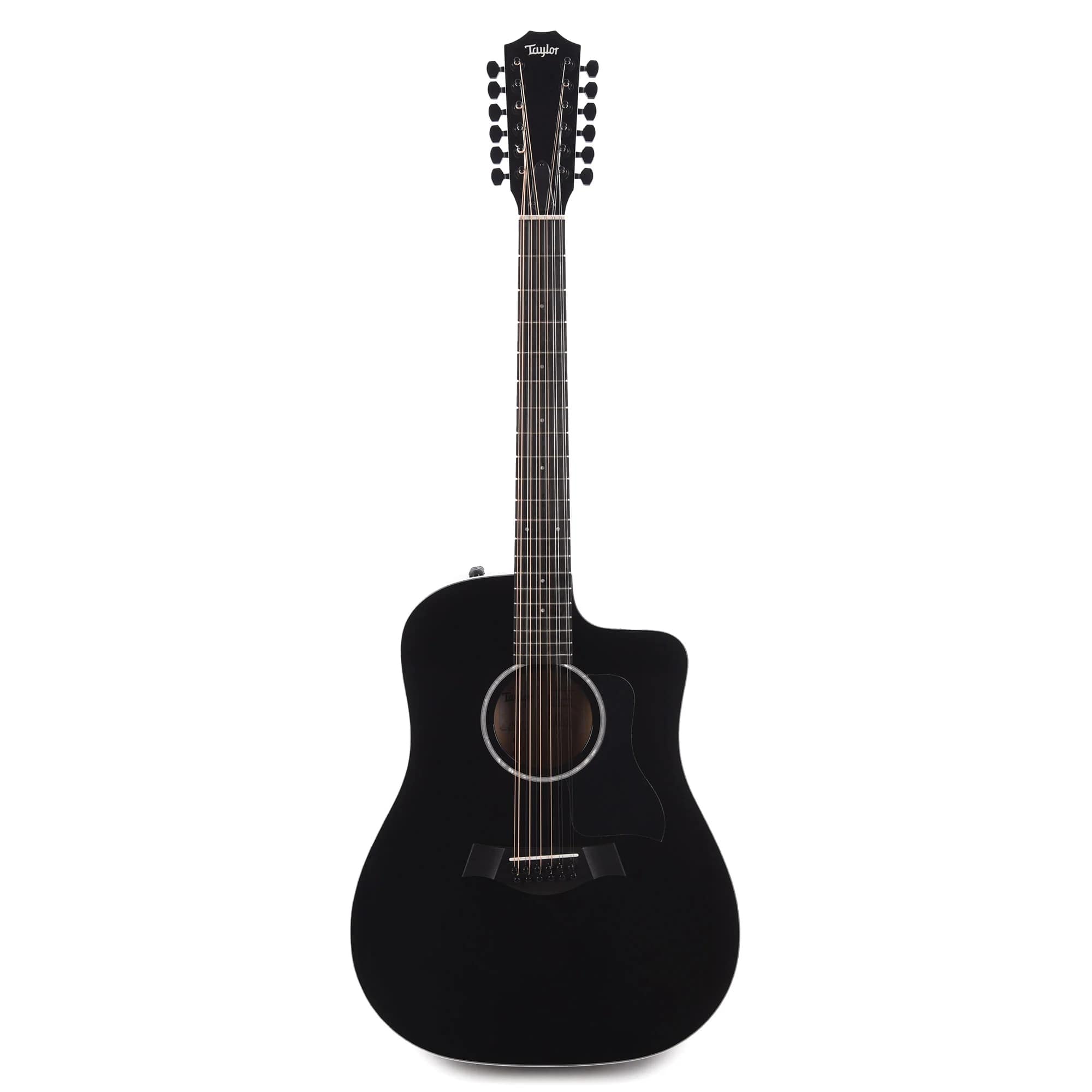 Taylor 250ce Plus Acoustic Electric Guitar 12 String - Black (PRE ORDER)