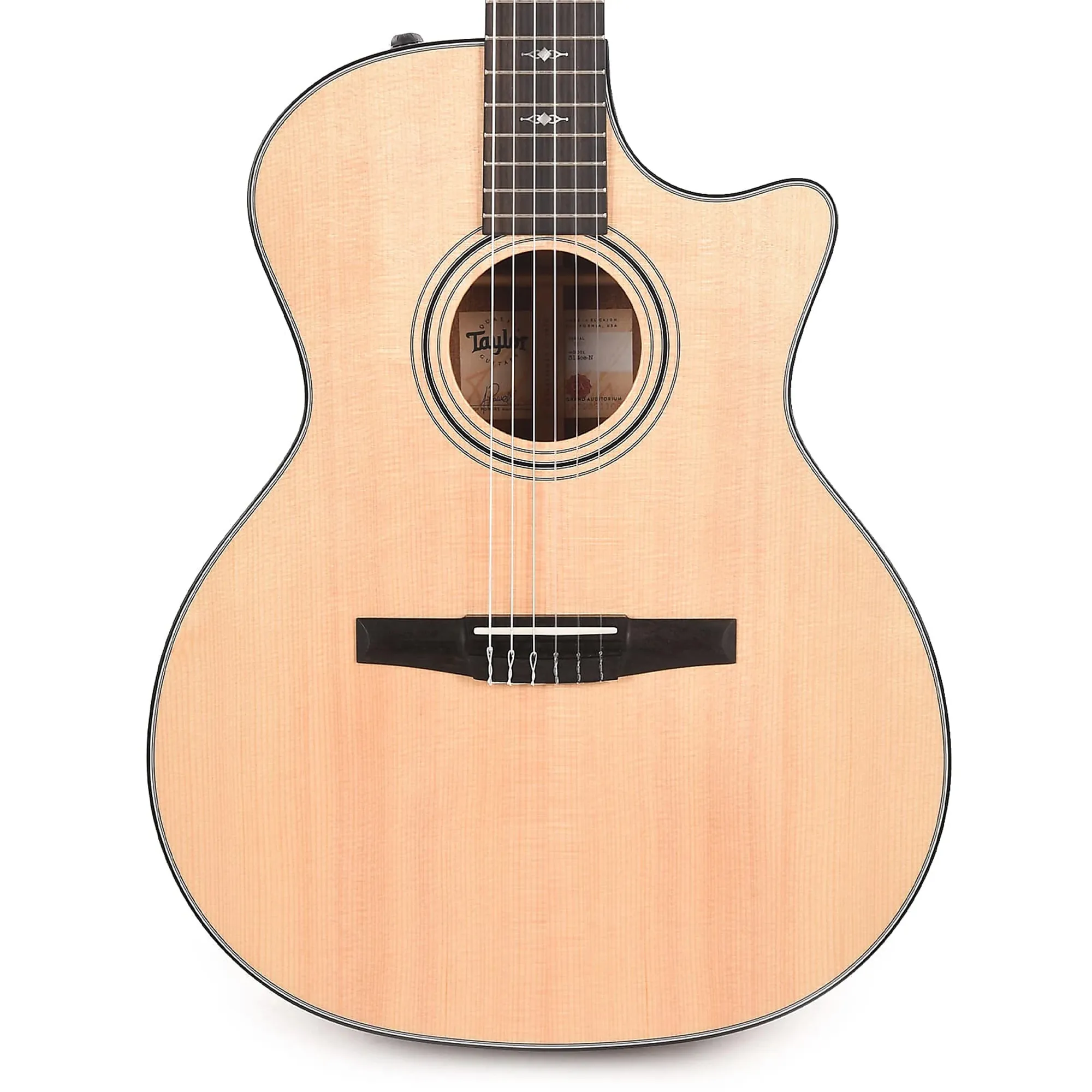 Taylor 314ce Nylon Acoustic Electric Guitar - Natural Sitka Spruce
