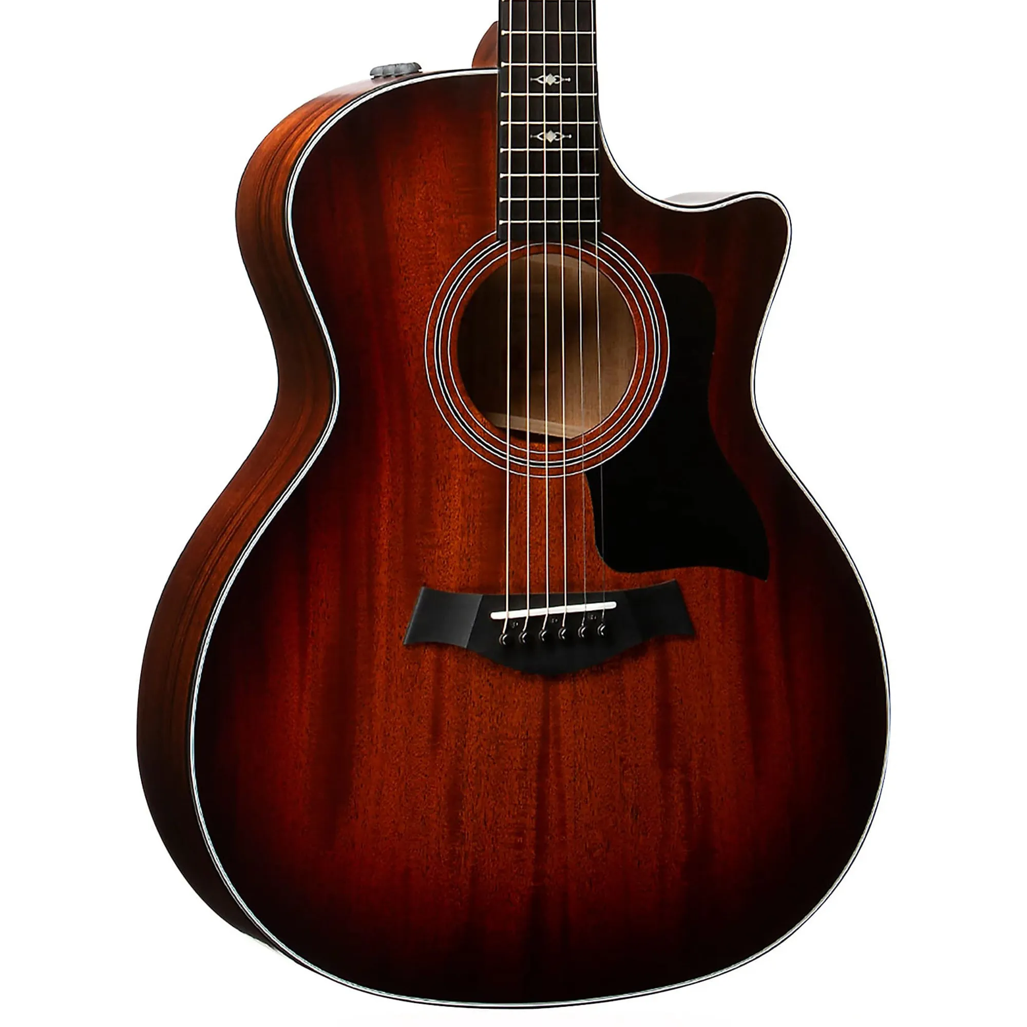 Taylor 324ce Grand Auditorium Tropical Mahogany Acoustic Electric Guitar Cutaway V Class Bracing - Shaded Edge Burst