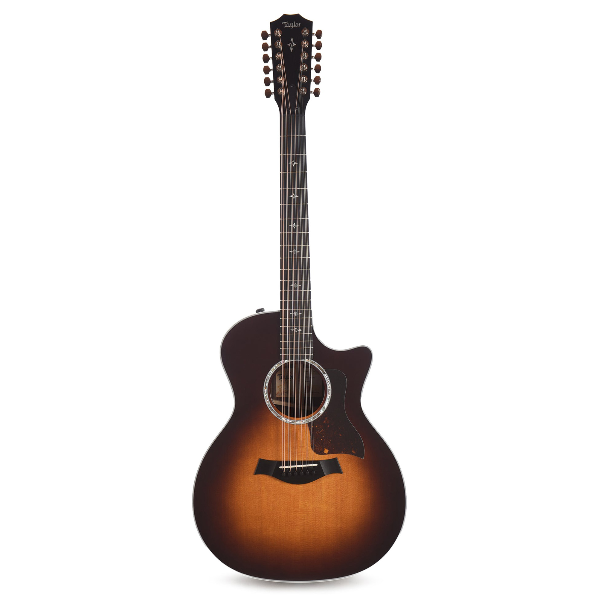 Taylor 454ce Grand Auditorium Acoustic Electric Guitar 12 String - Tobacco Sunburst